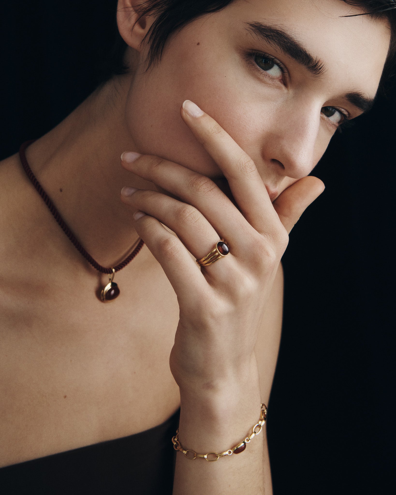 Vega Ring Gold Vermeil, worn