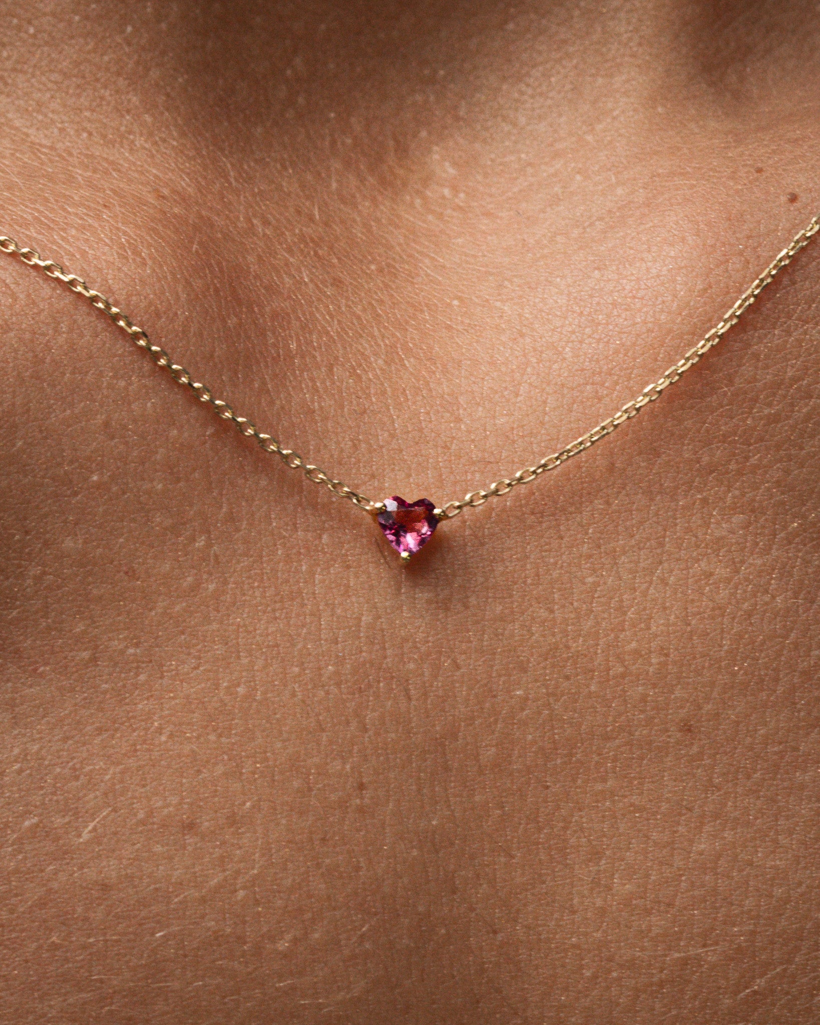 Venus Necklace Tourmaline Solid Gold