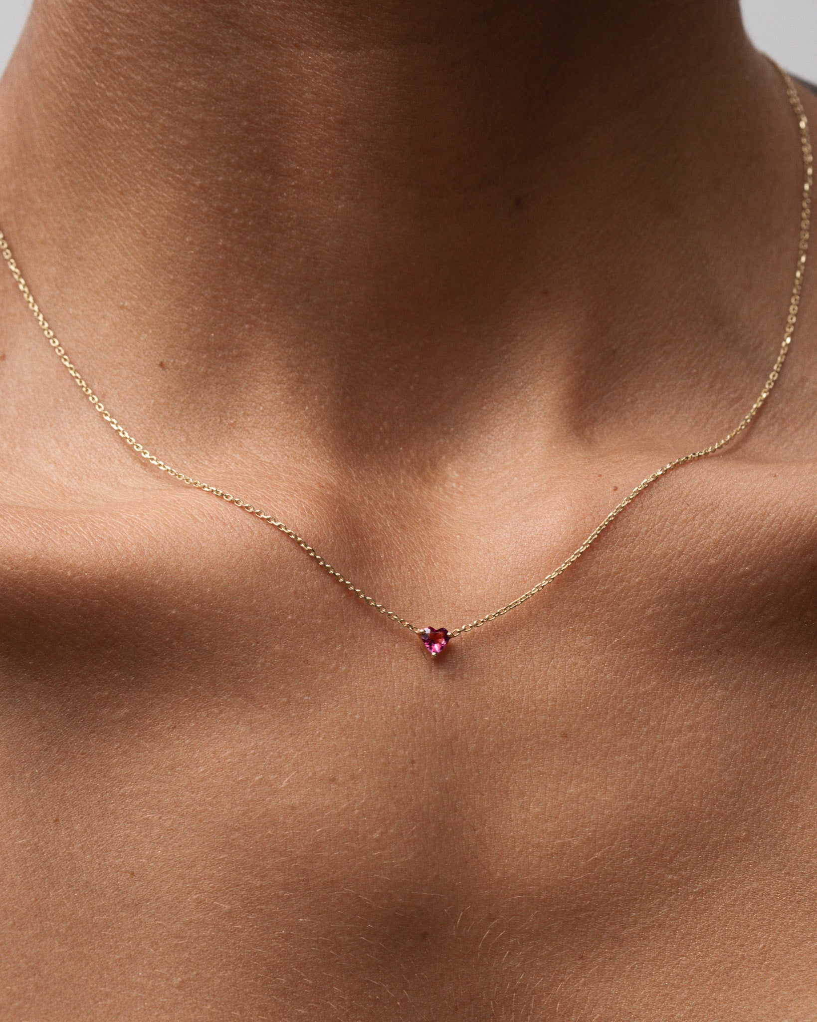 Venus Necklace Tourmaline Solid Gold