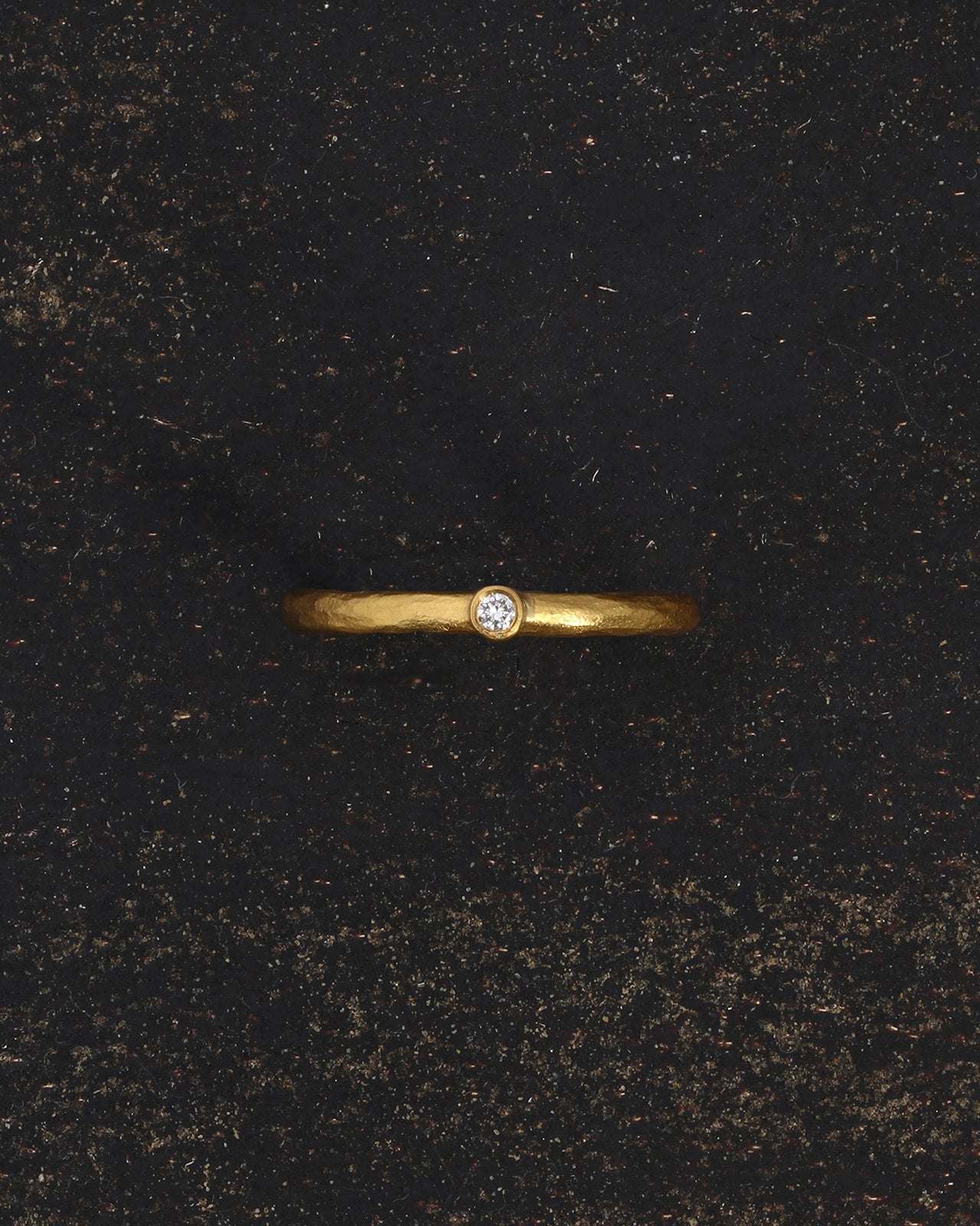 Vesper Solitaire Ring Diamond Solid Gold