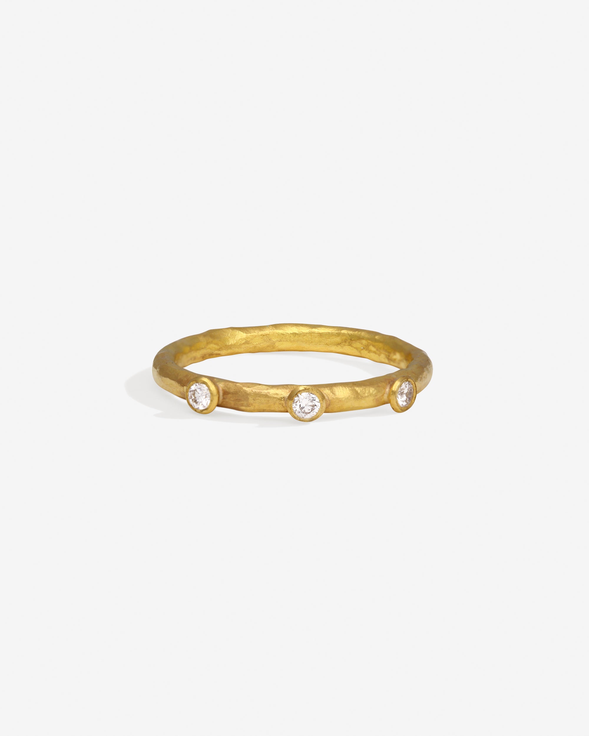 Vesper Trilogy Ring Diamond Solid Gold