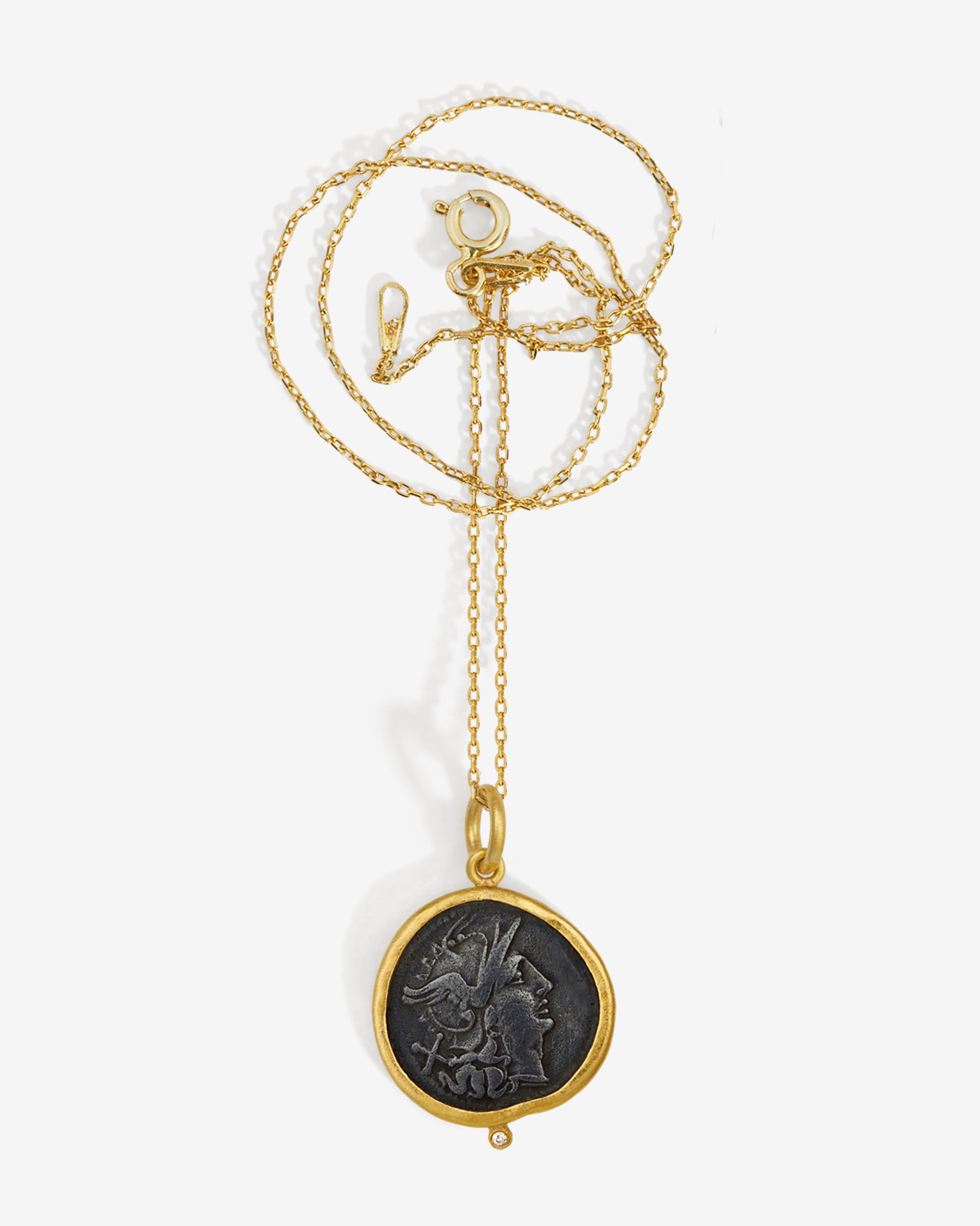 Victory Necklace Diamond Solid Gold