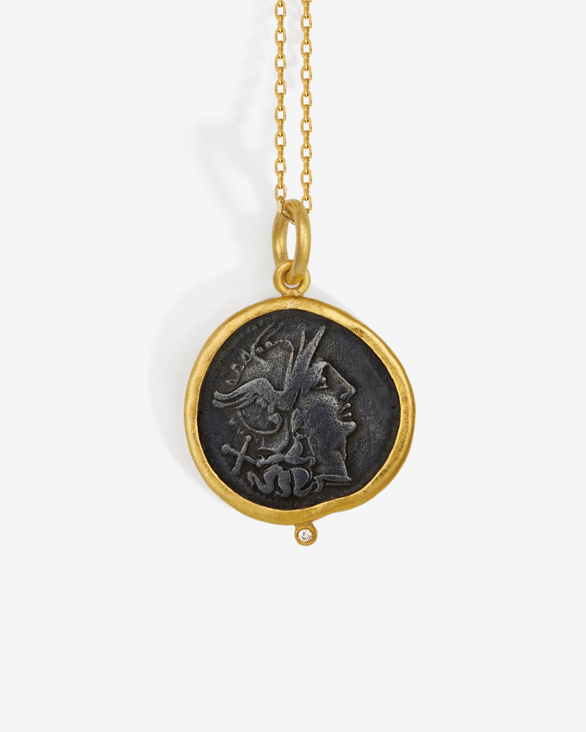 Victory Necklace Diamond Solid Gold