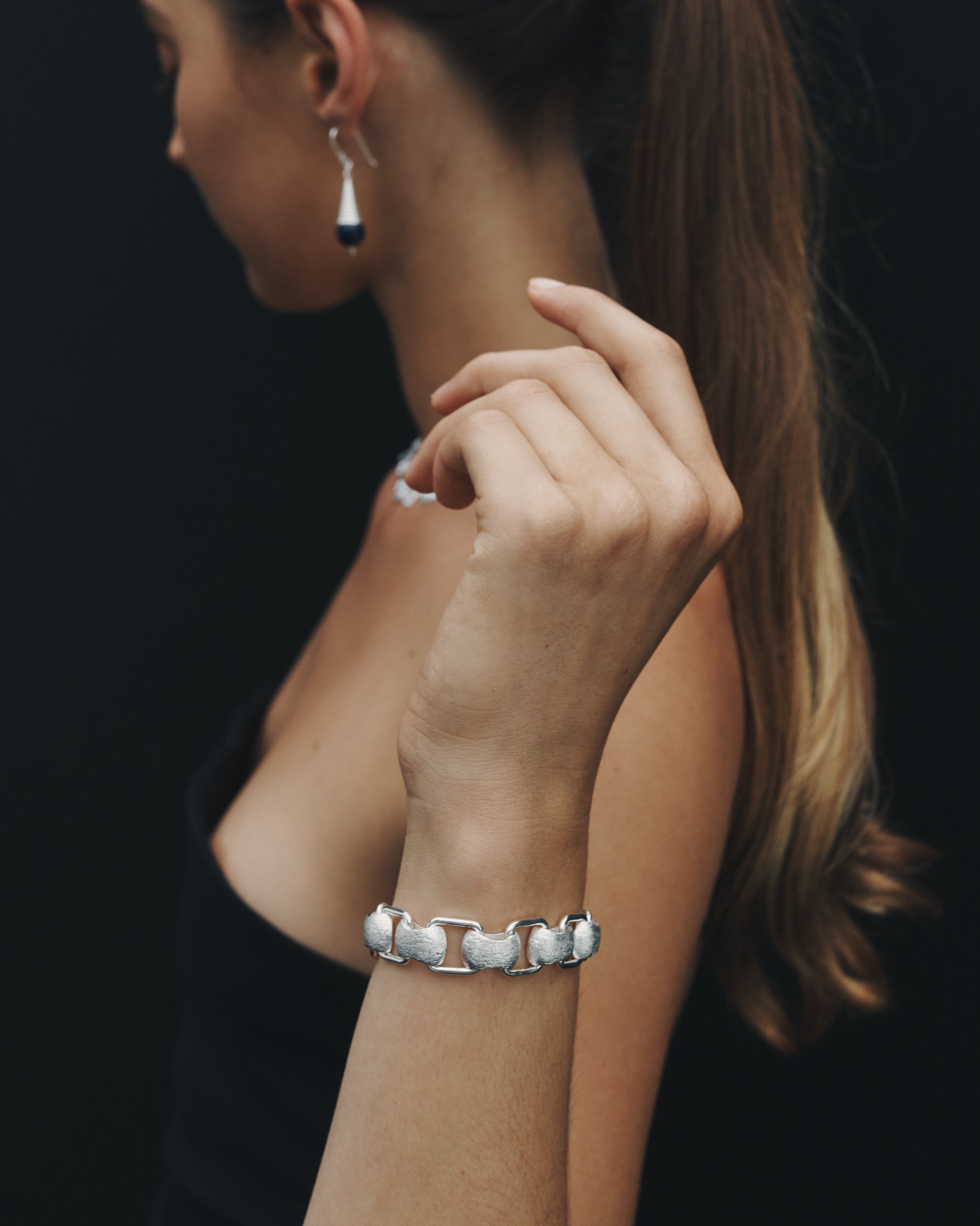 Temple of the Sun Alida Bracelet Silver