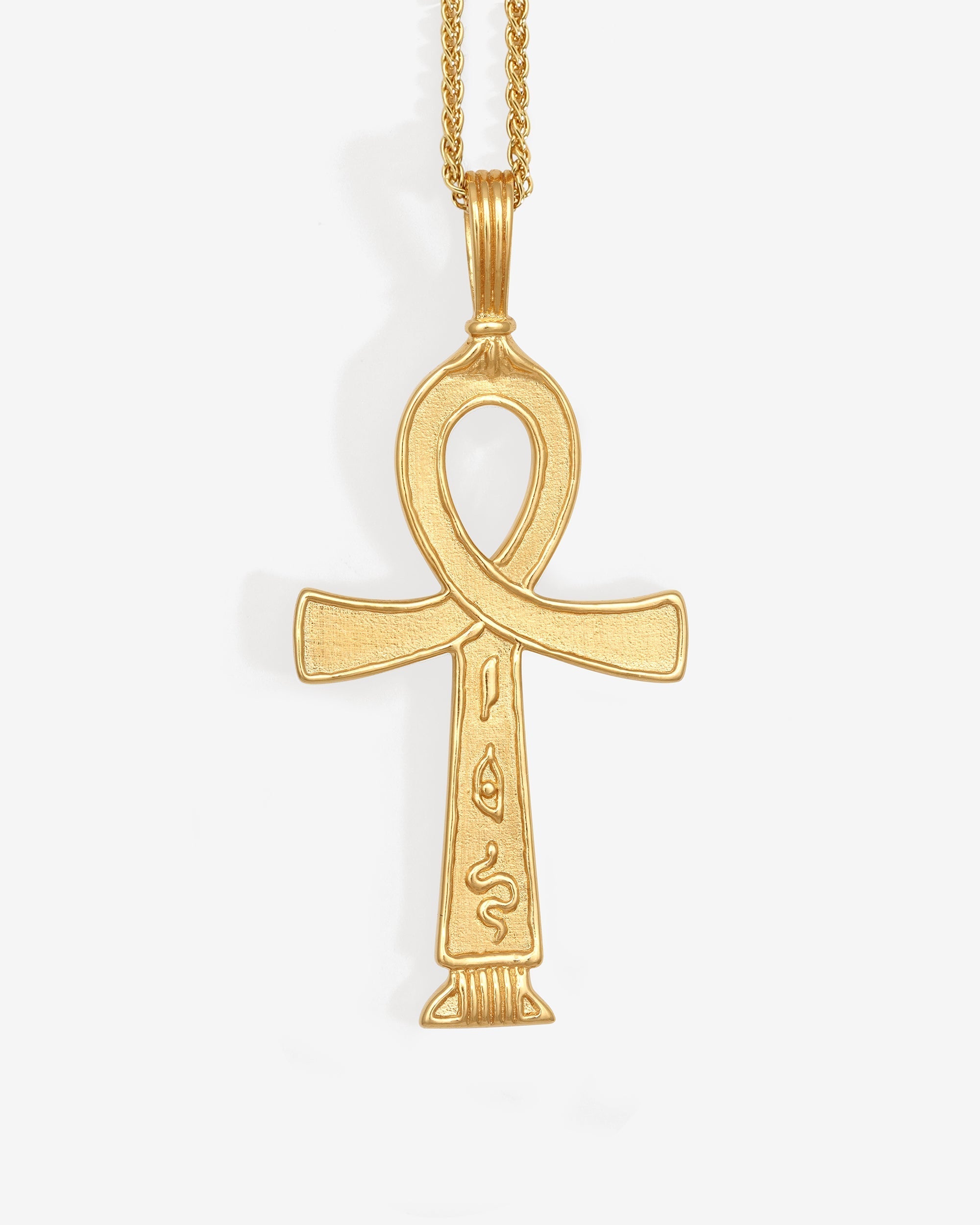 Temple of the Sun Cairo Necklace Large Gold Vermeil