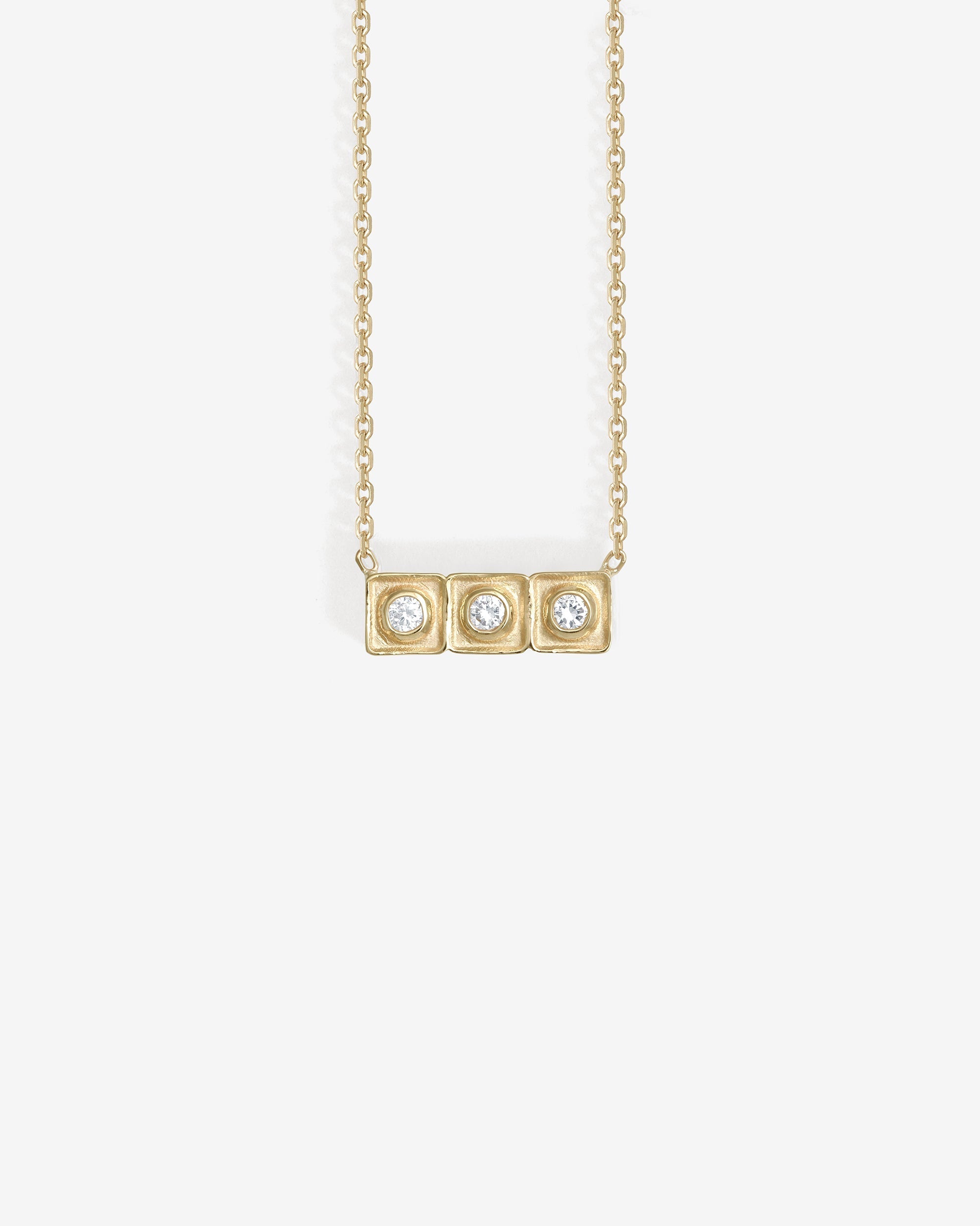 Florence Bar Necklace Diamond Solid Gold – Temple of the Sun US