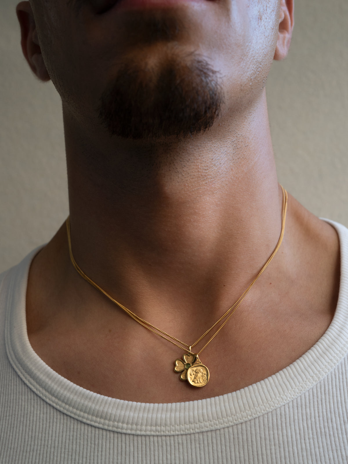 Temple of the Sun Jewellery Palas Coin Necklace Gold Vermeil