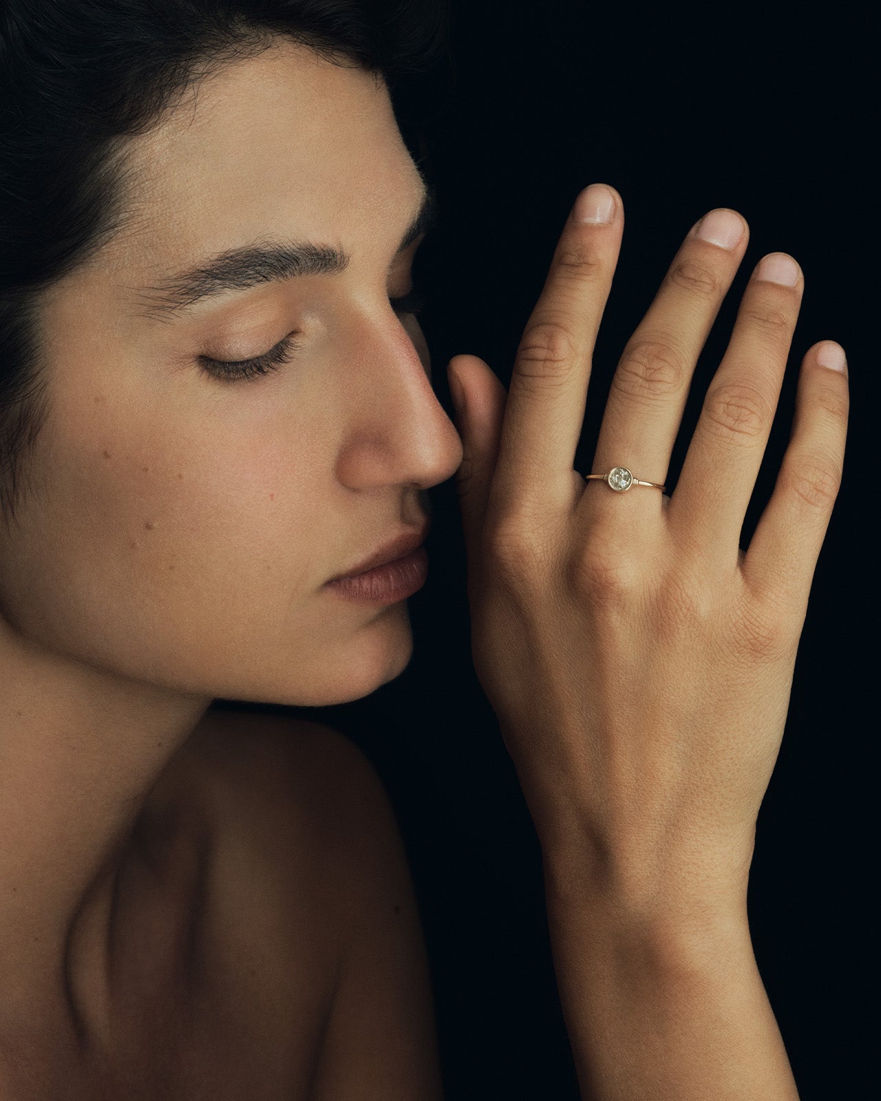 Temple of the Sun Kasia Coin Ring Solid Gold