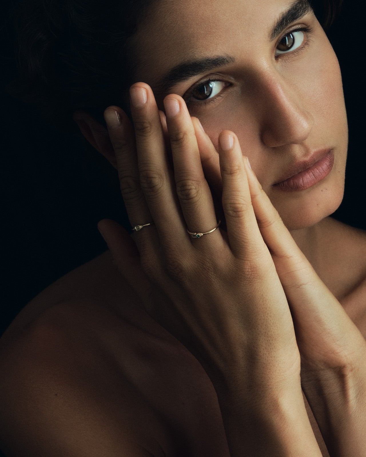 Temple of the Sun Lenci Ring Emerald Solid Gold