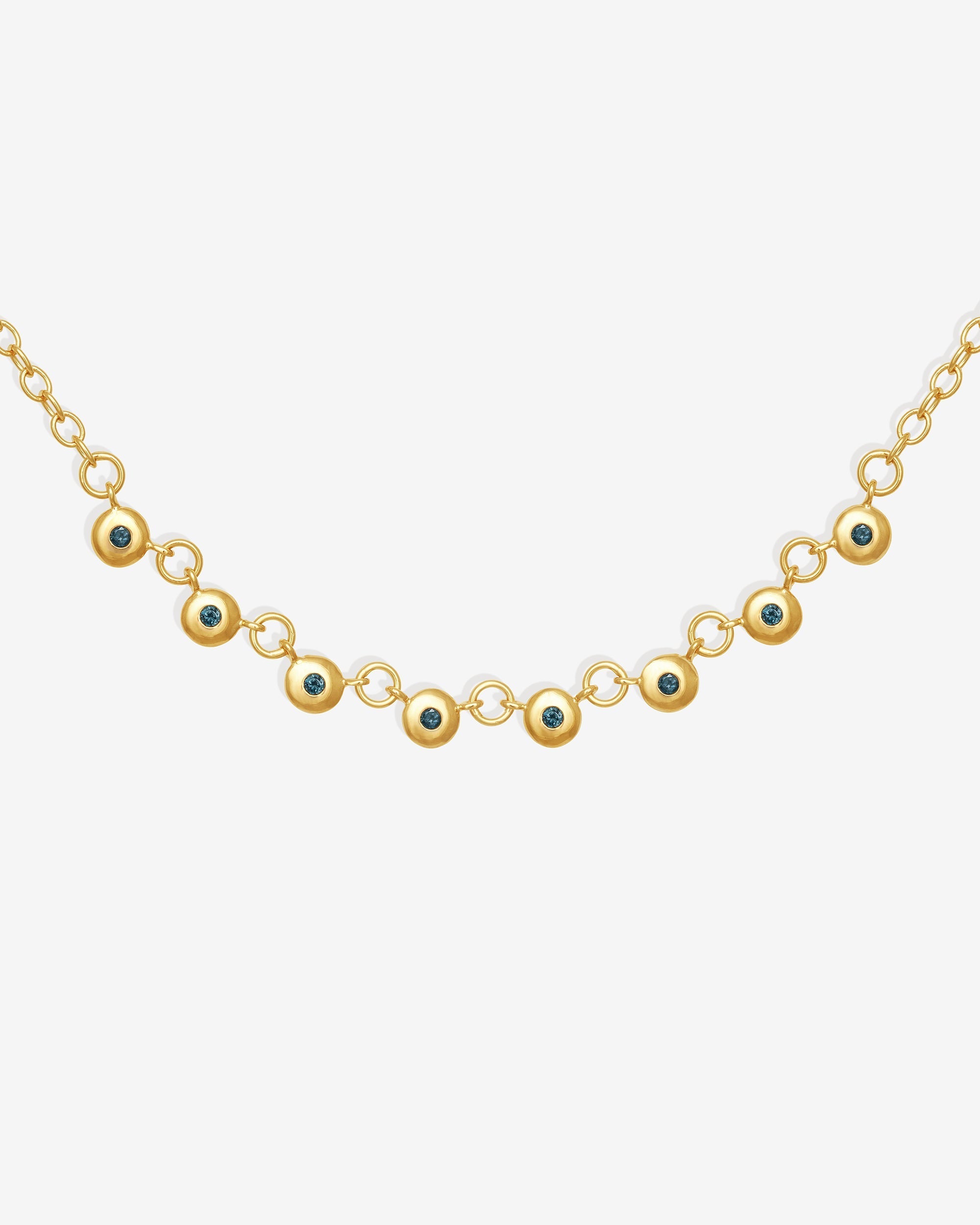Temple of the Sun Mavi Chain Necklace Gold Vermeil