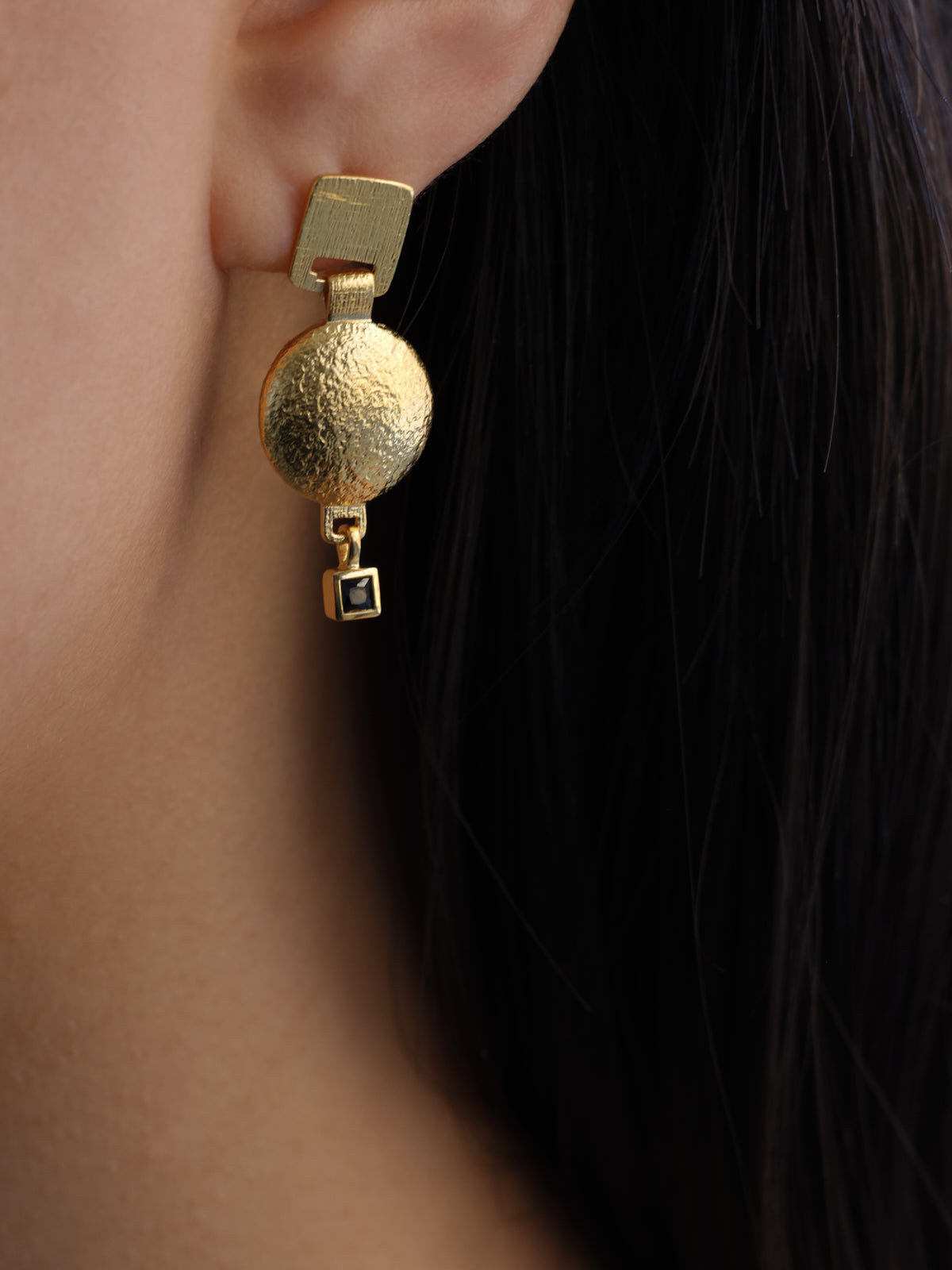 Plato Earrings Gold Vermeil
