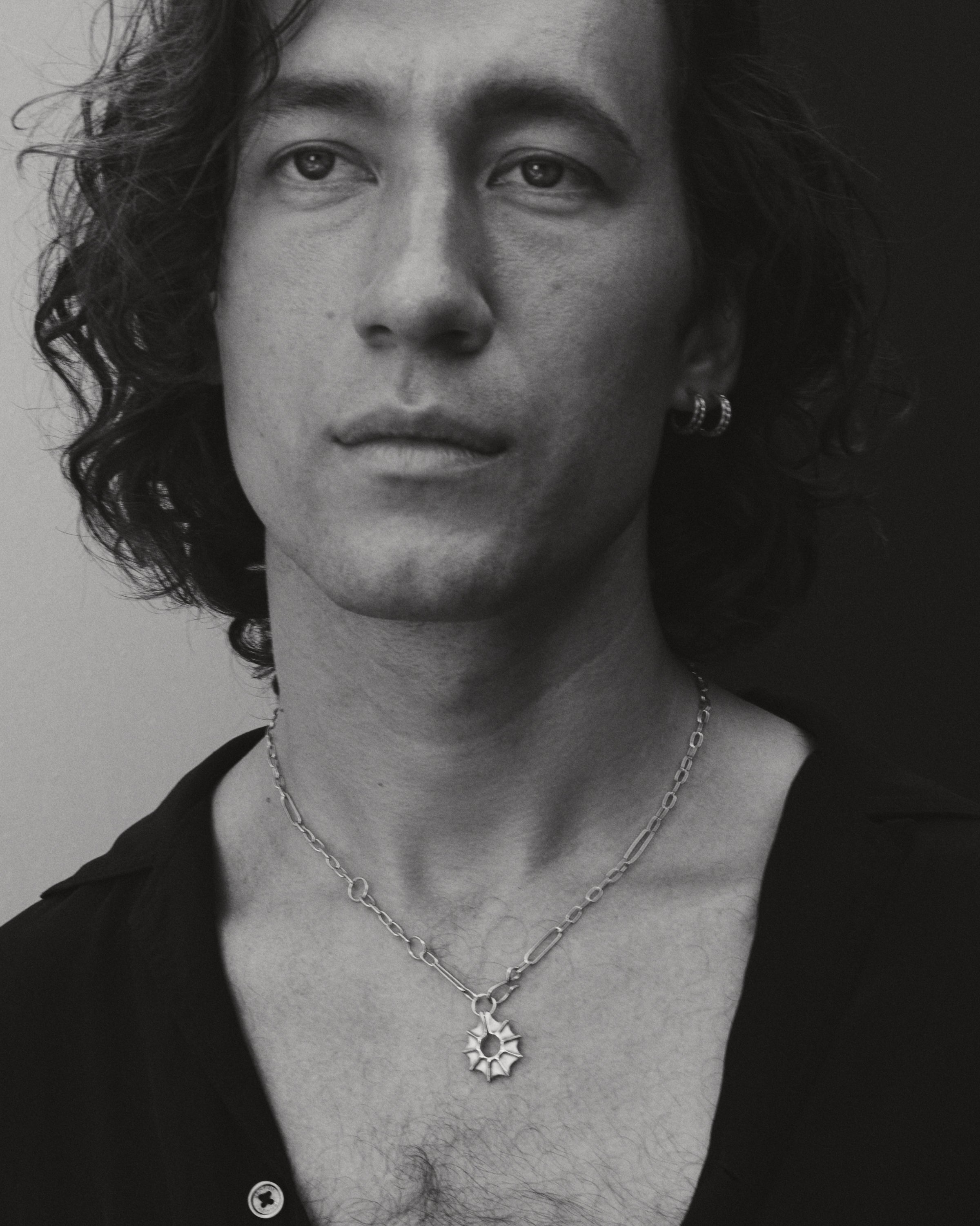 Temple of the Sun Priam Split Hoops Silver