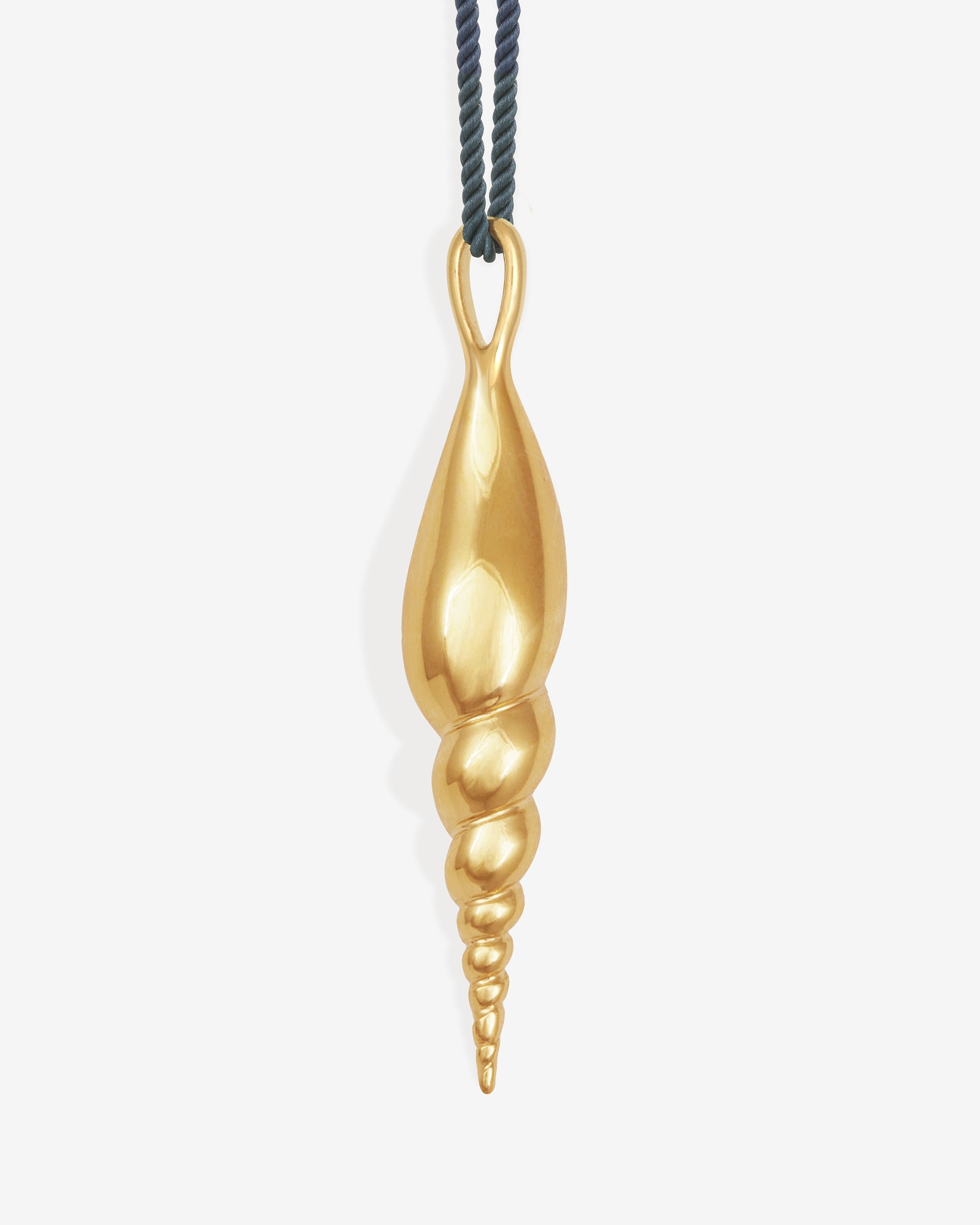 Temple of the Sun Spire Cord Necklace Gold Vermeil