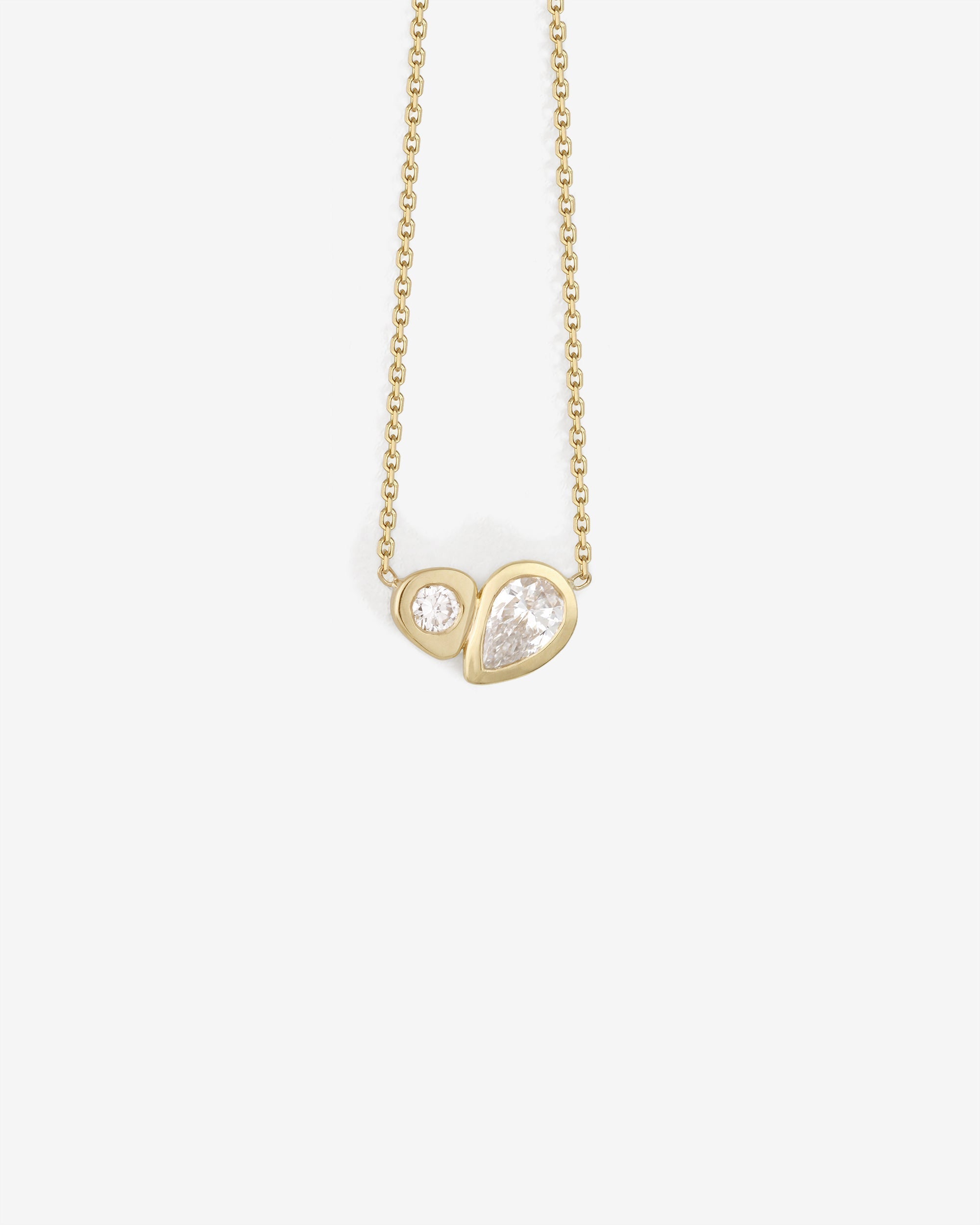 Temple of the Sun Synergy Necklace Diamond Solid Gold