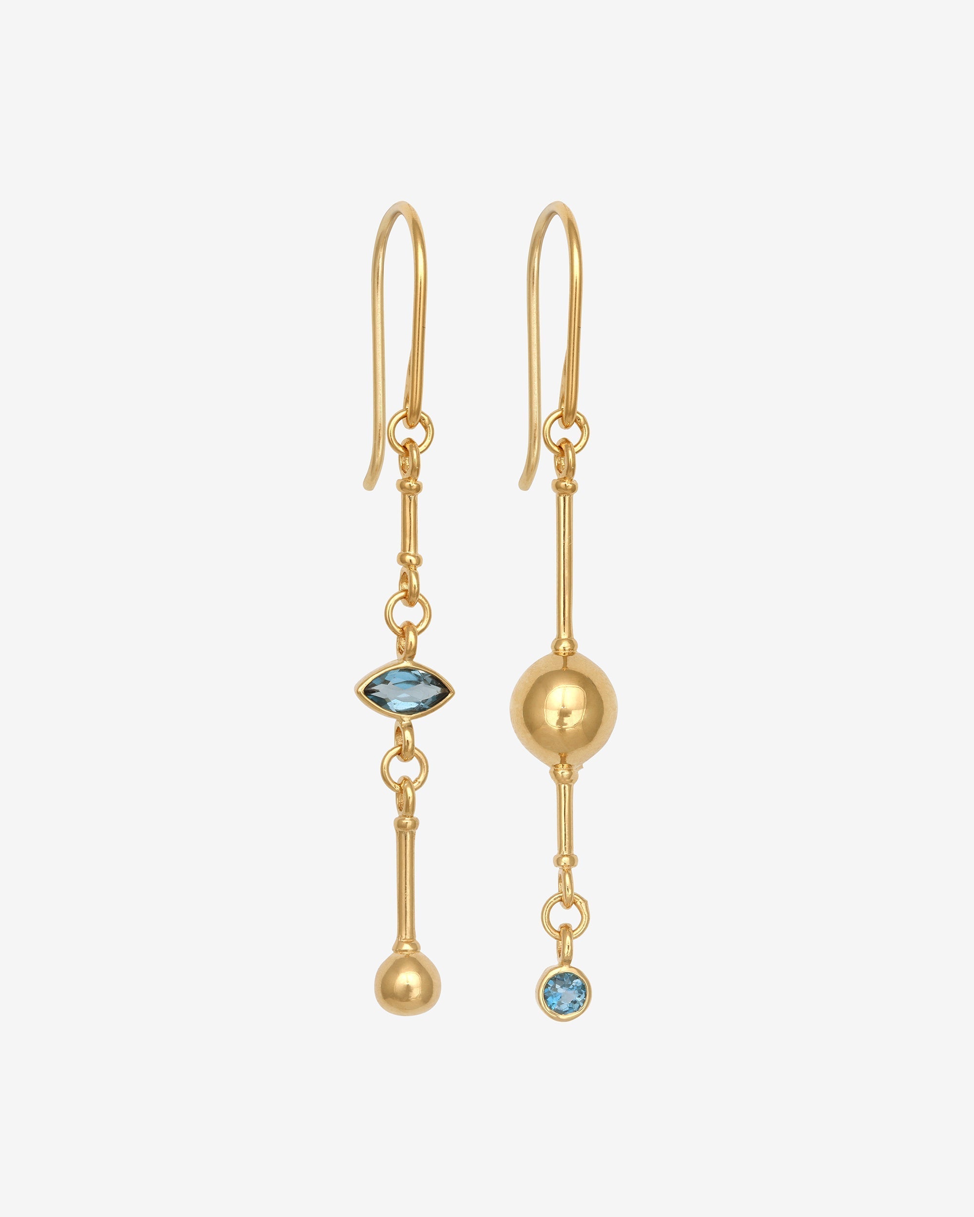 Temple of the Sun Ula Earrings Gold Vermeil