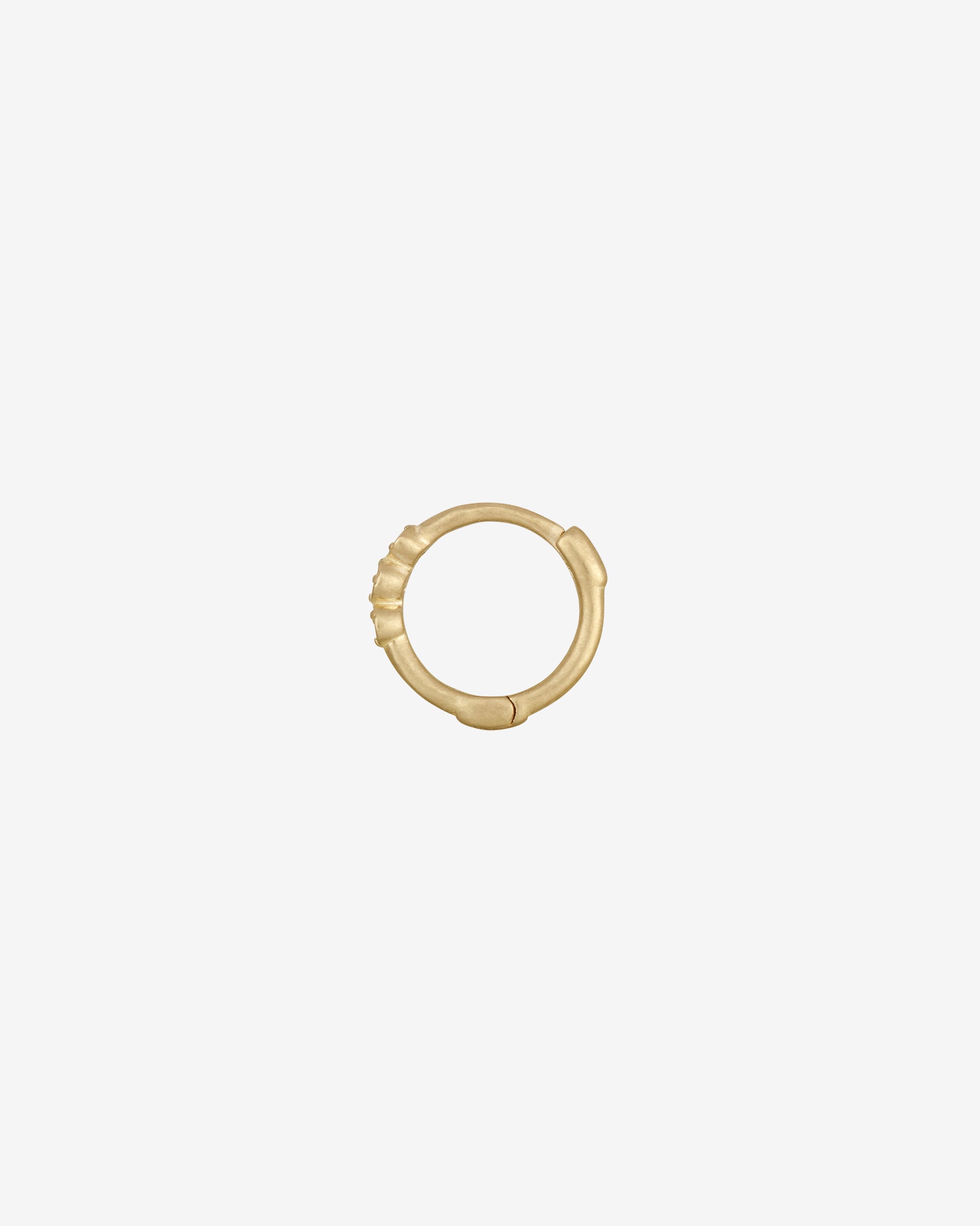 Vesper Single Huggie Diamond Solid Gold
