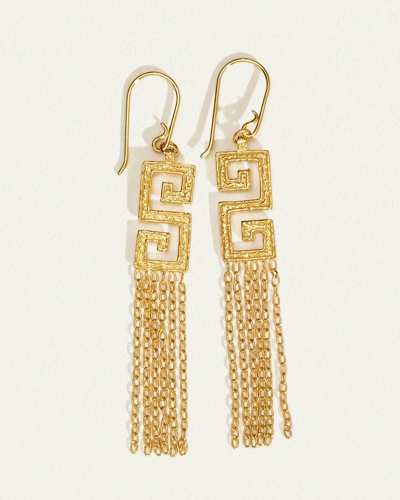 Temple of the Sun Delphi Earrings Gold
