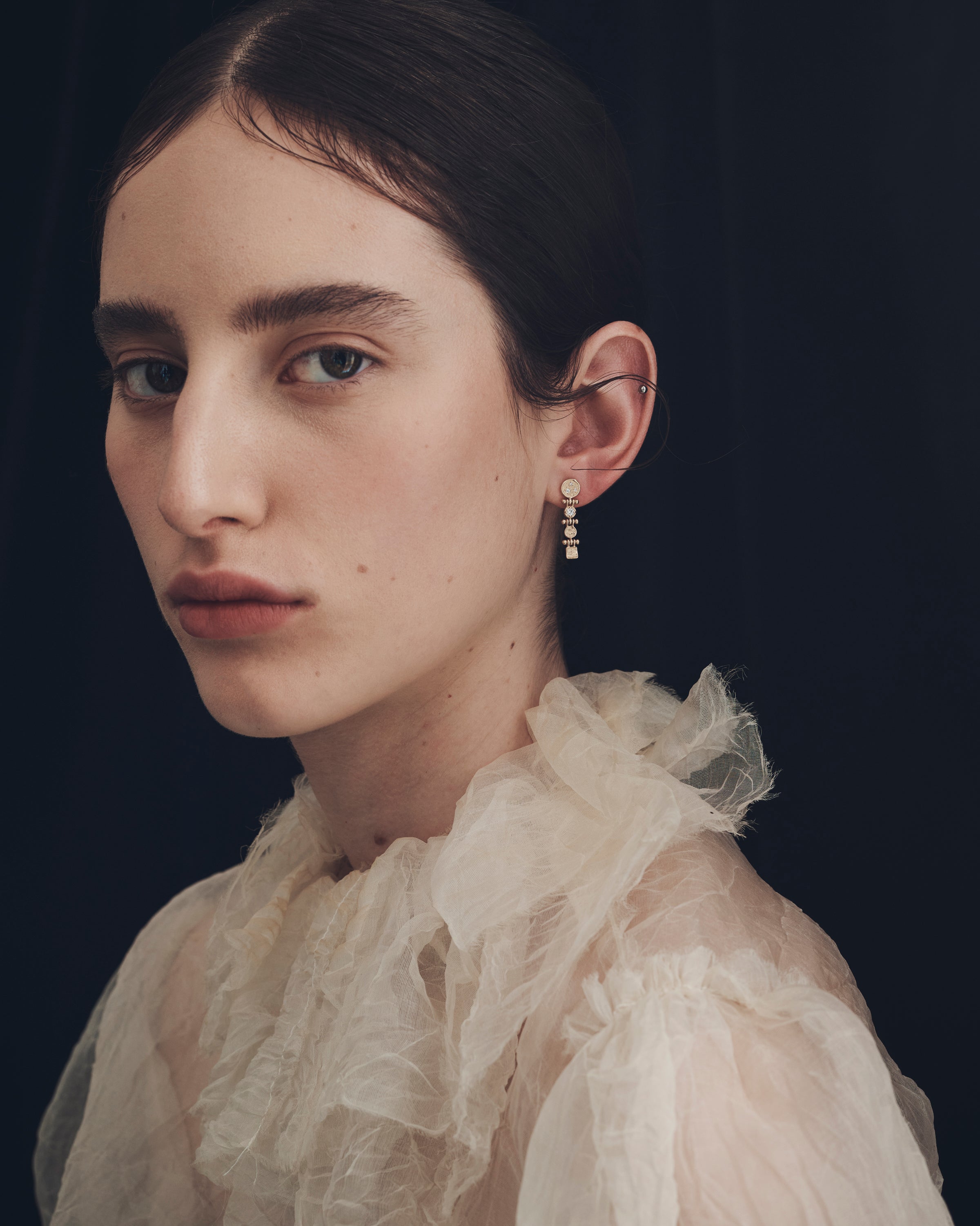 Kasia Earrings Diamond Solid Gold