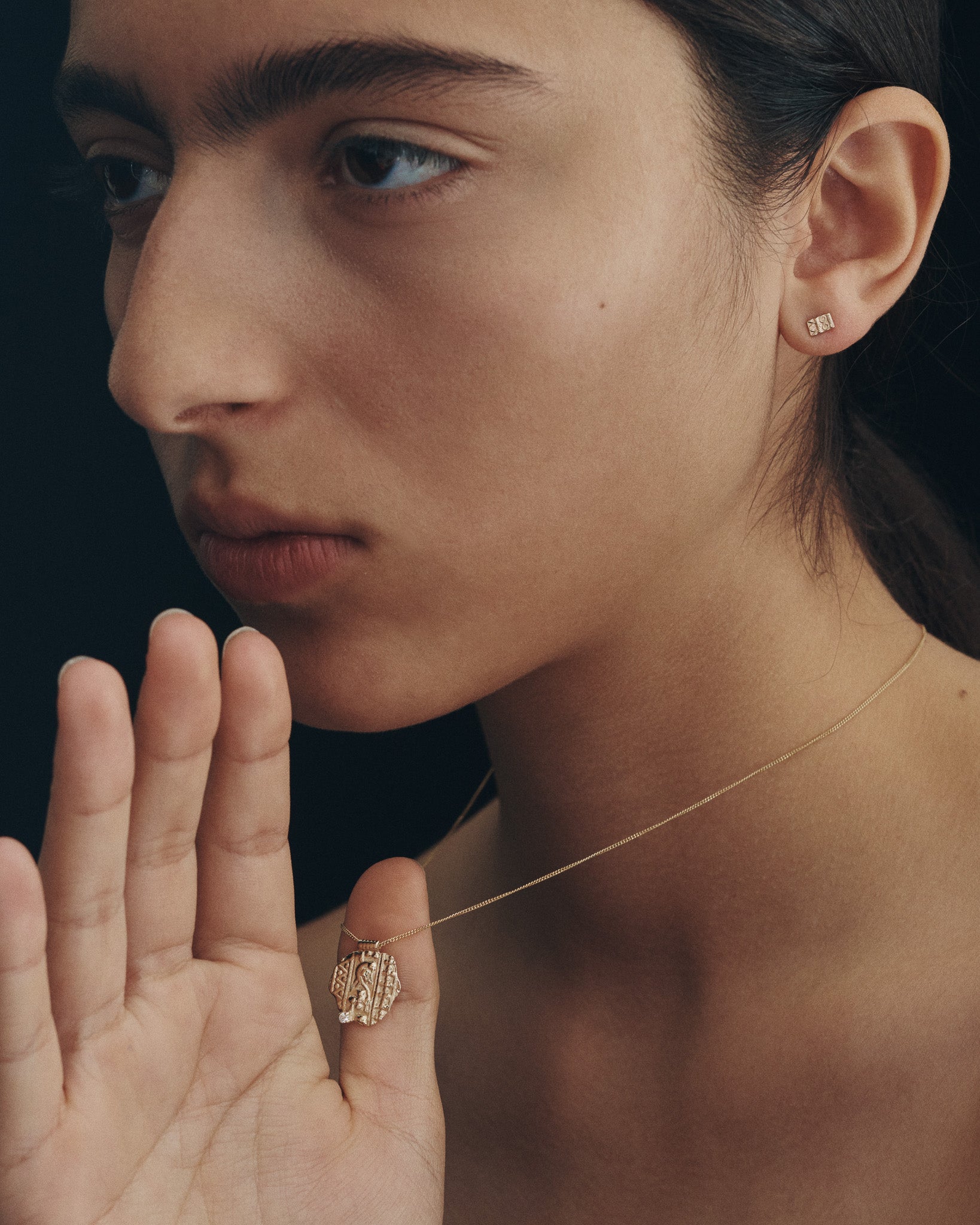 Relic VIII Necklace Diamond Solid Gold