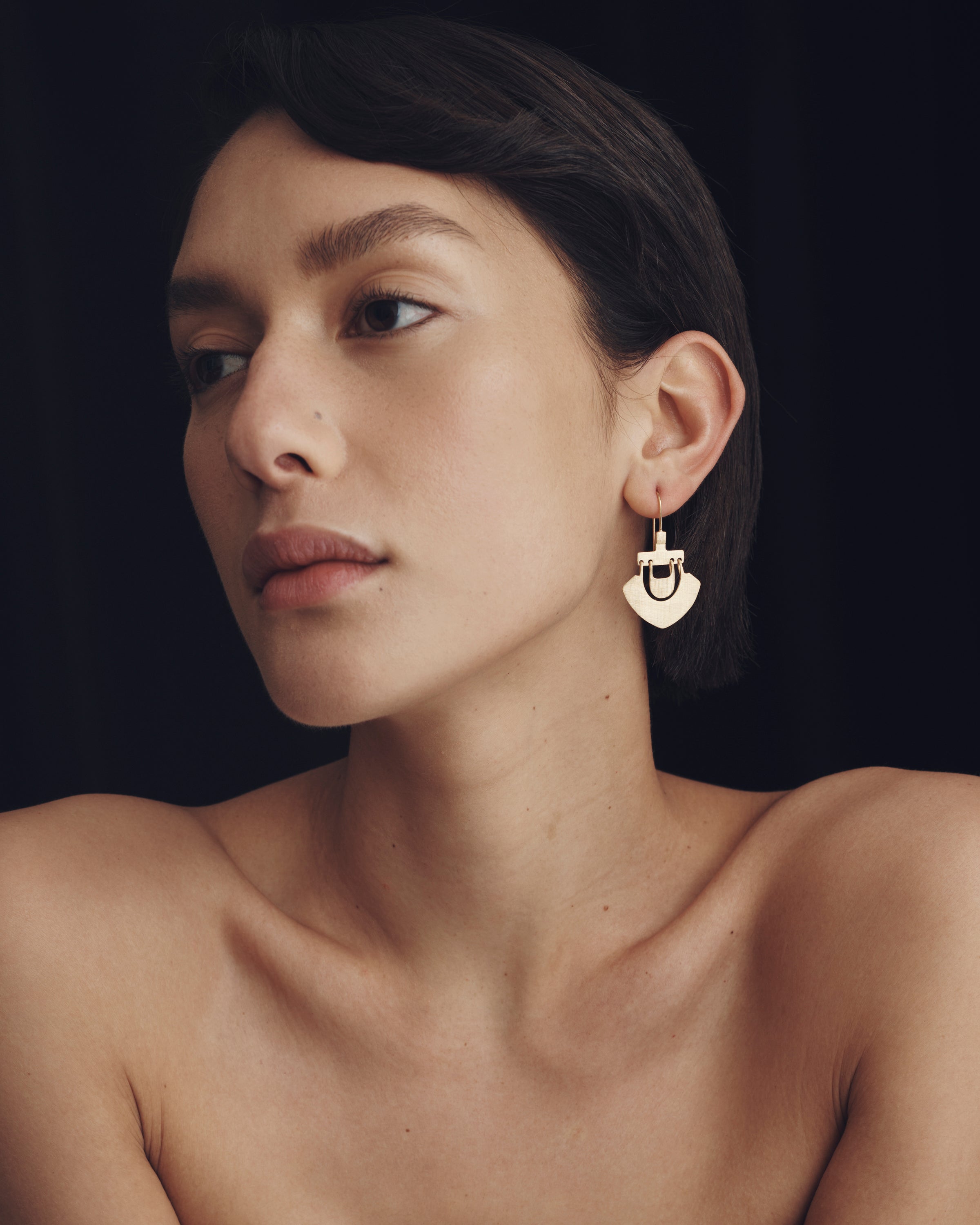 Lilu Earrings Gold Vermeil