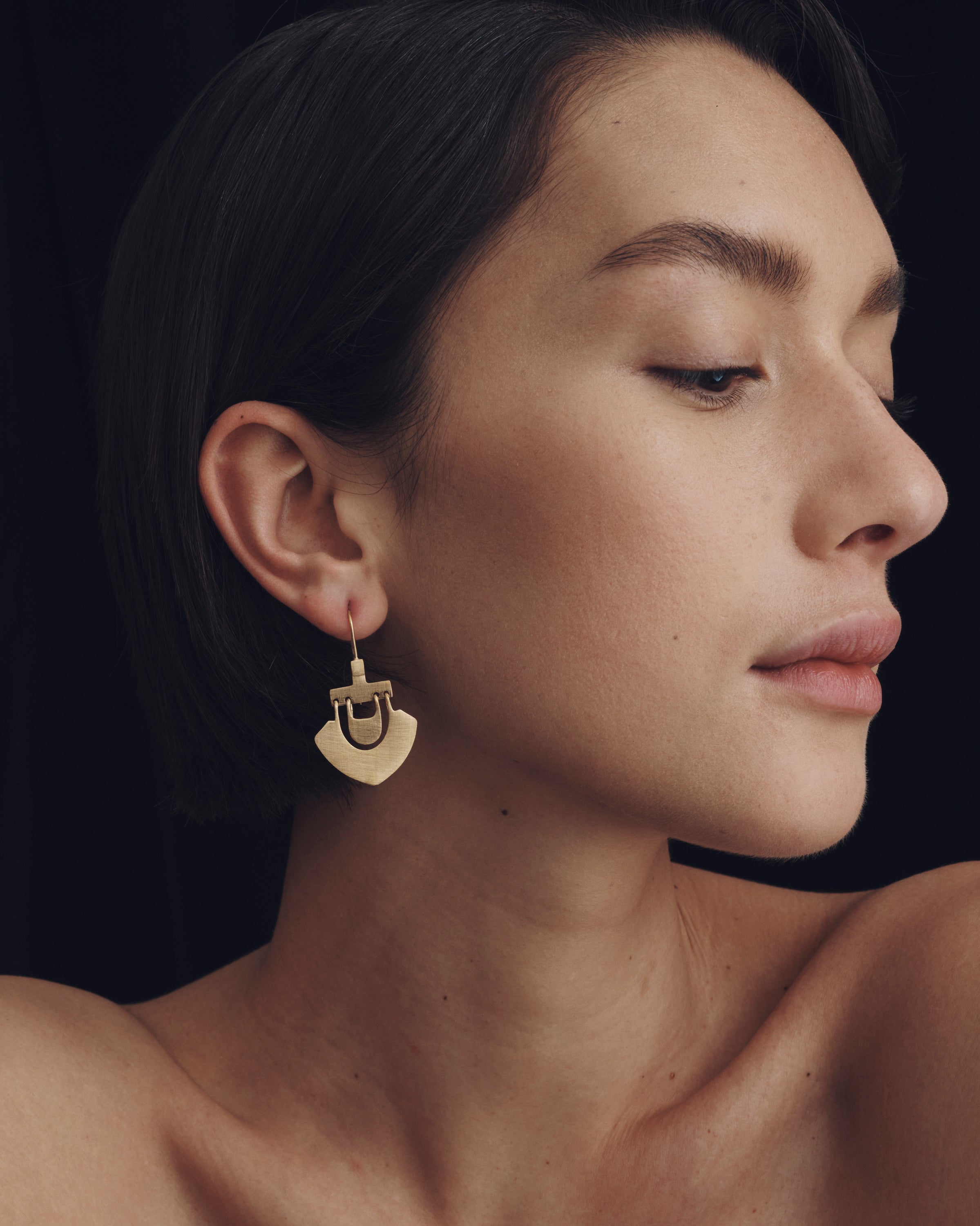 Lilu Earrings Gold Vermeil
