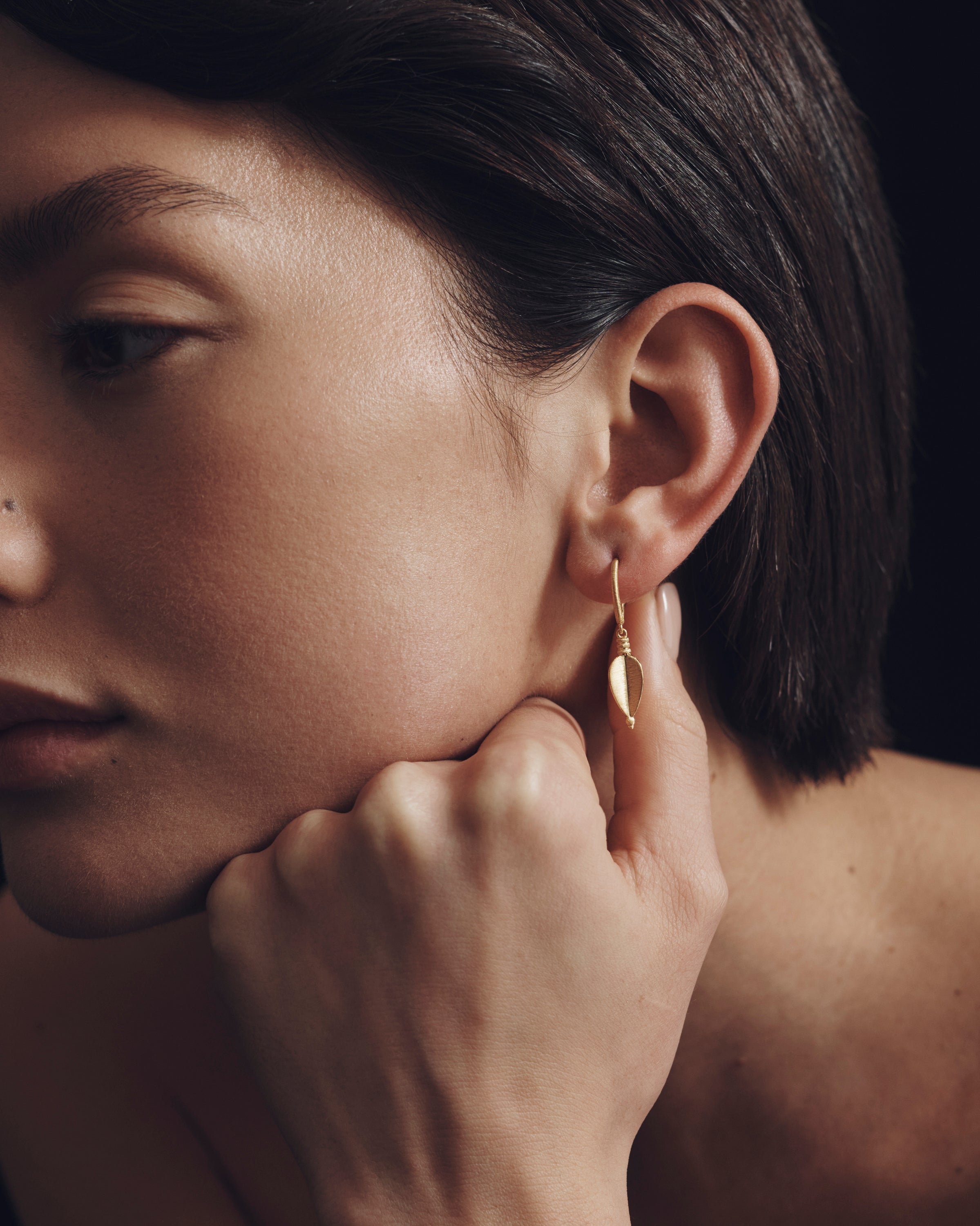 Alena Earrings Gold Vermeil