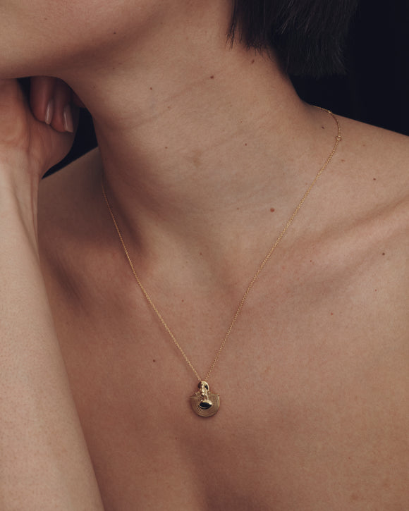 Sekhmet Necklace Gold Vermeil