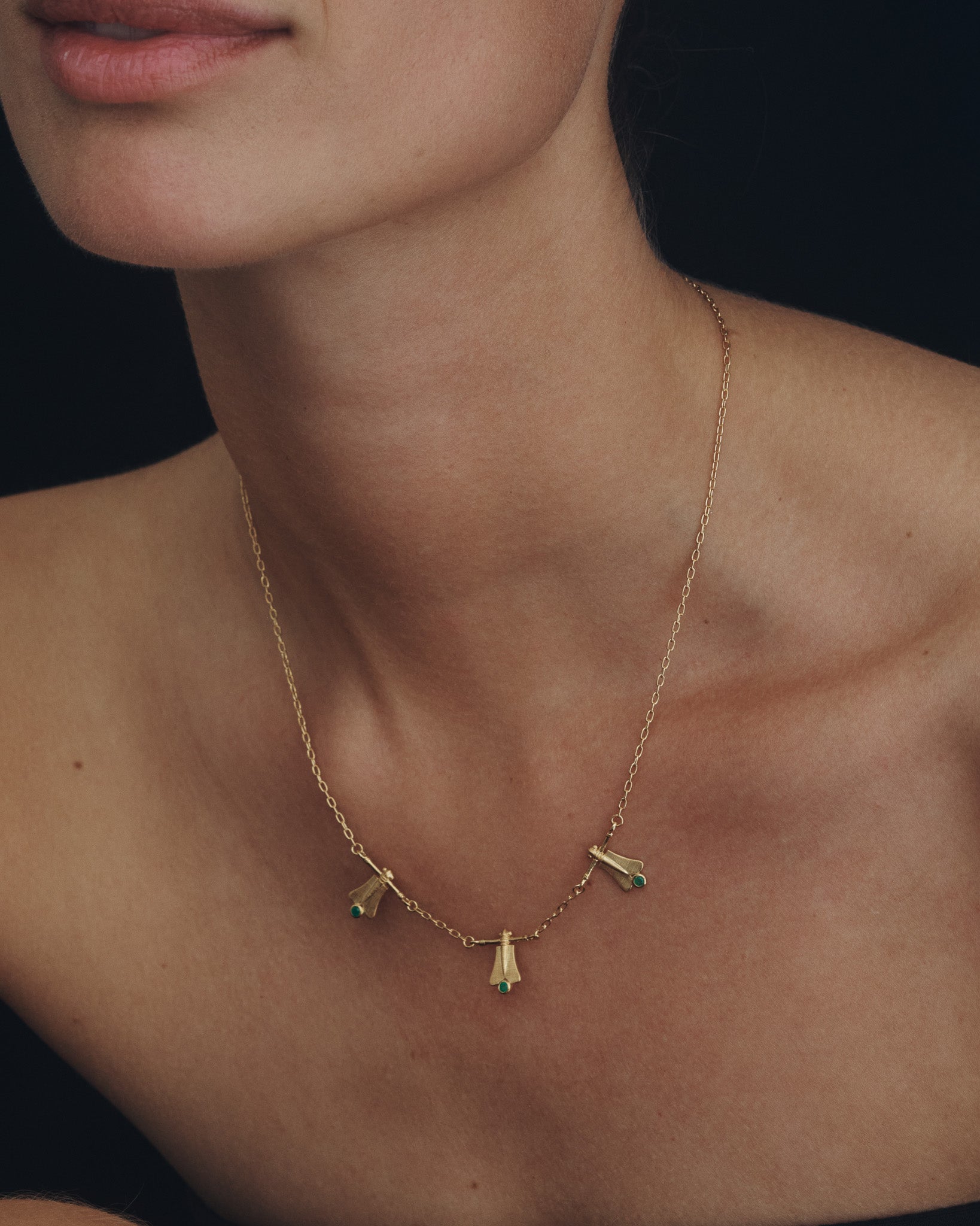 Nectar Necklace Gold Vermeil