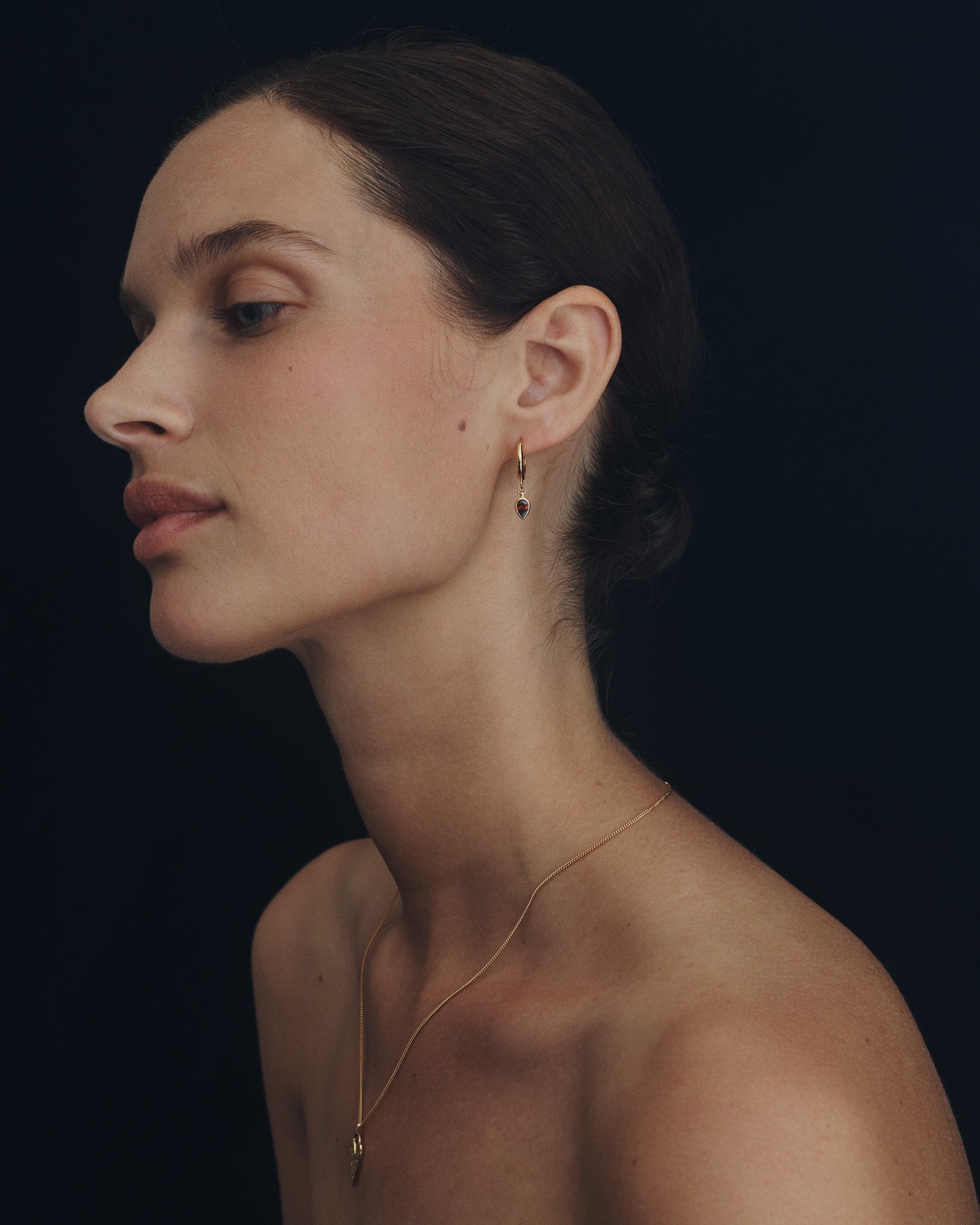 Flame Earrings Gold Vermeil