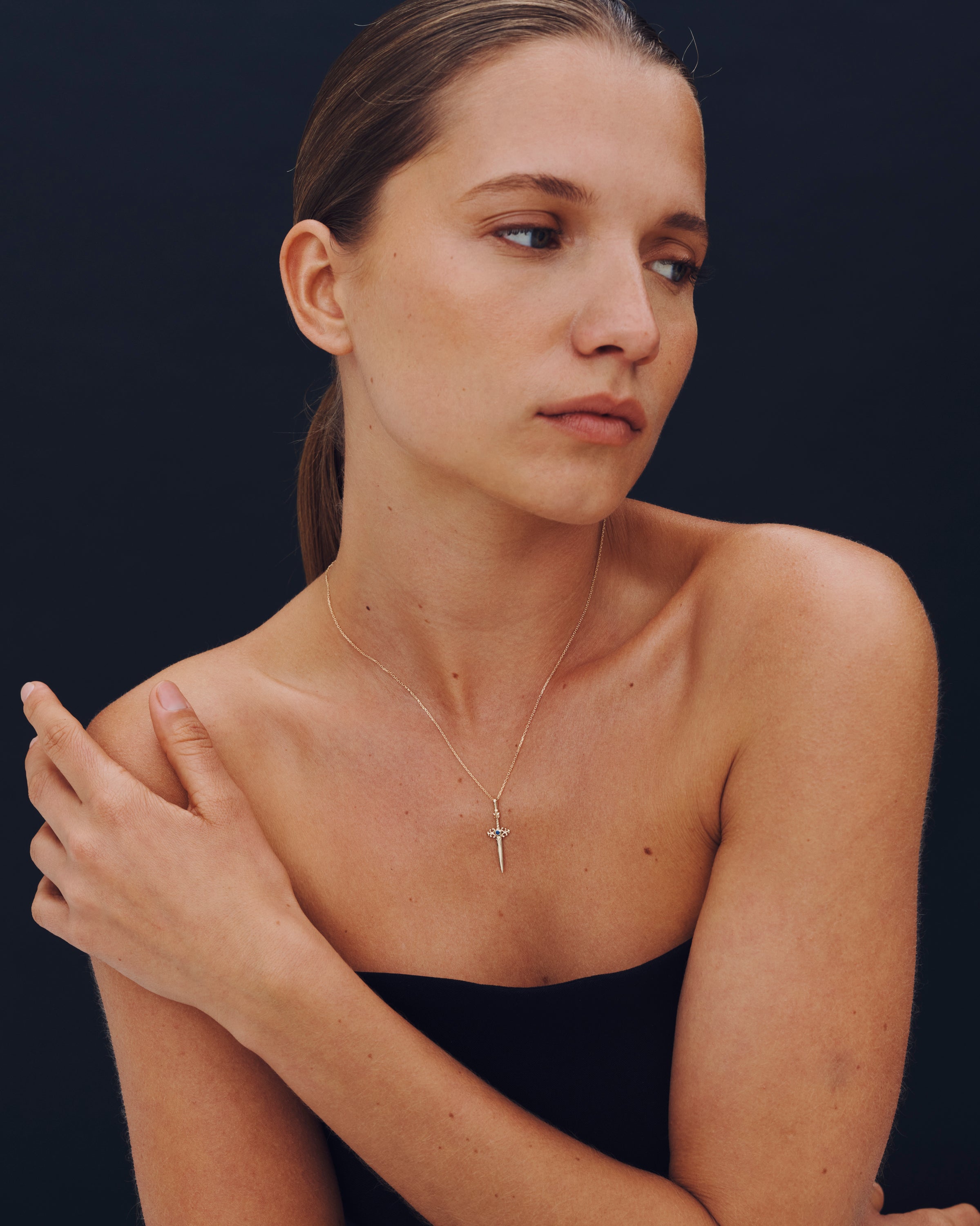 Themis Necklace Small Solid Gold