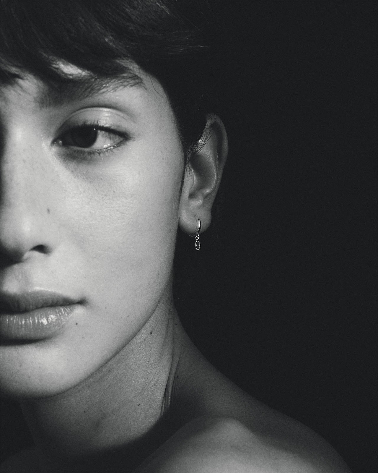 Alessandra Earrings Iolite Silver