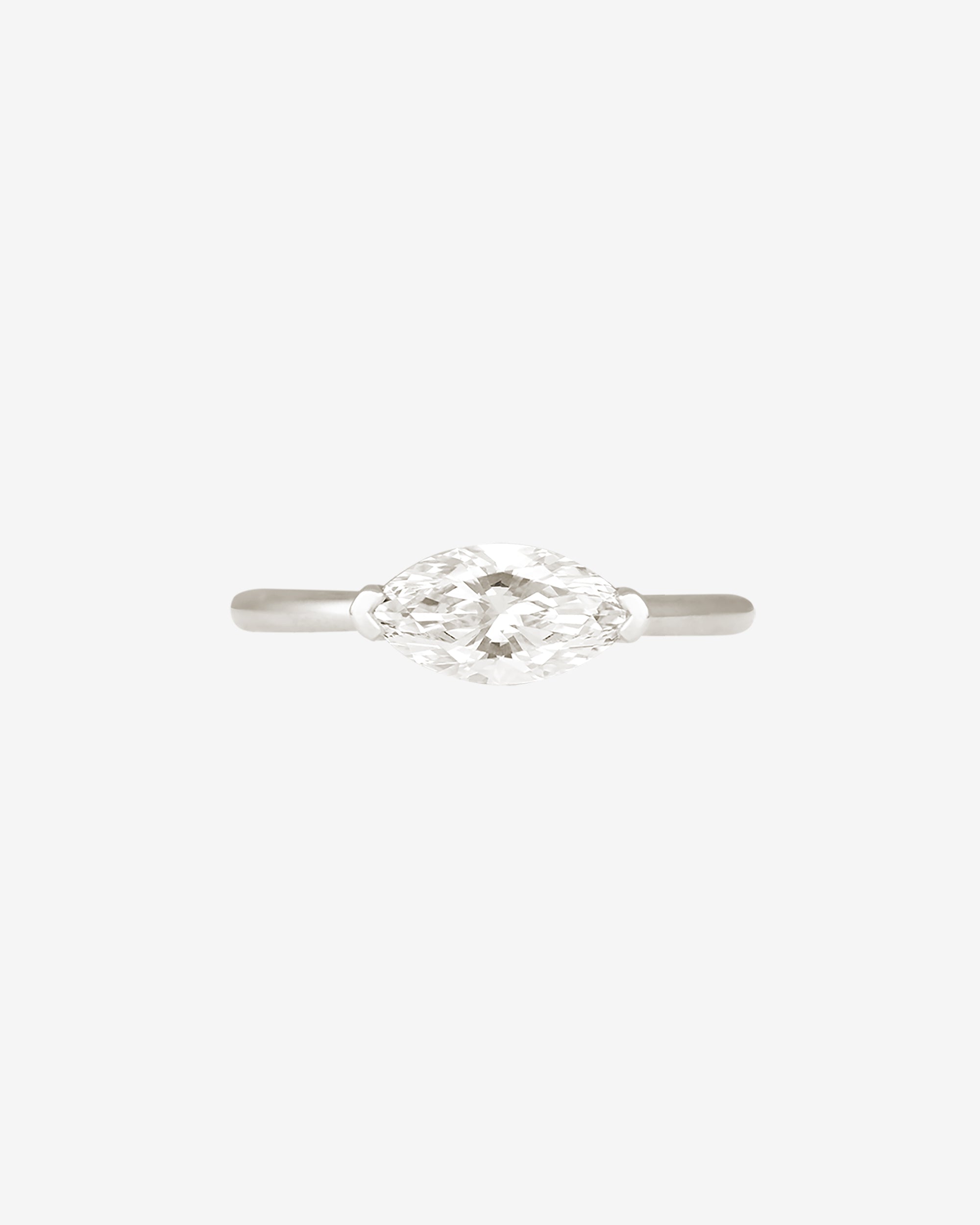 Adama Marquise Ring Solitaire Diamond Platinum