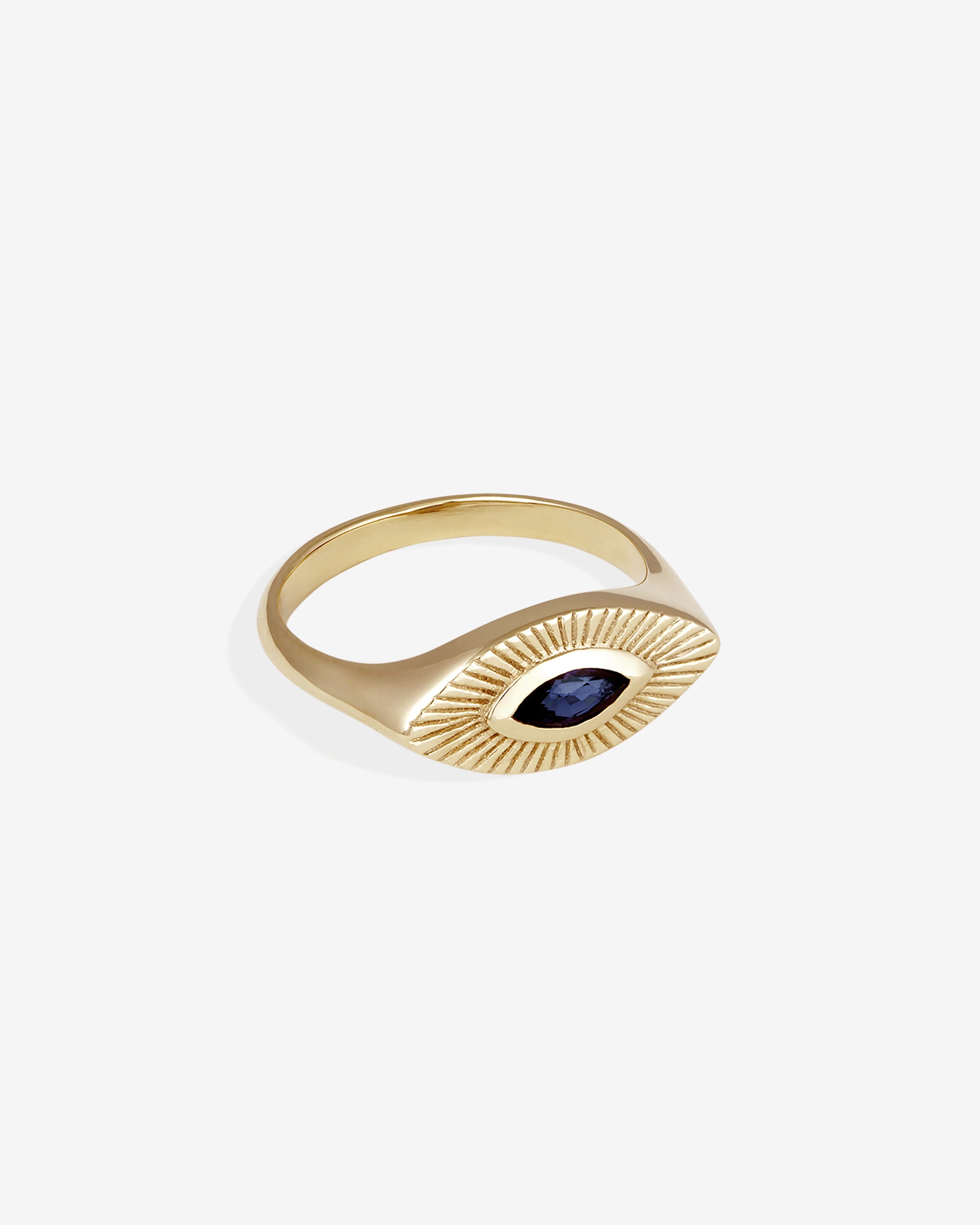 Alessia Ring Blue Sapphire Solid Gold