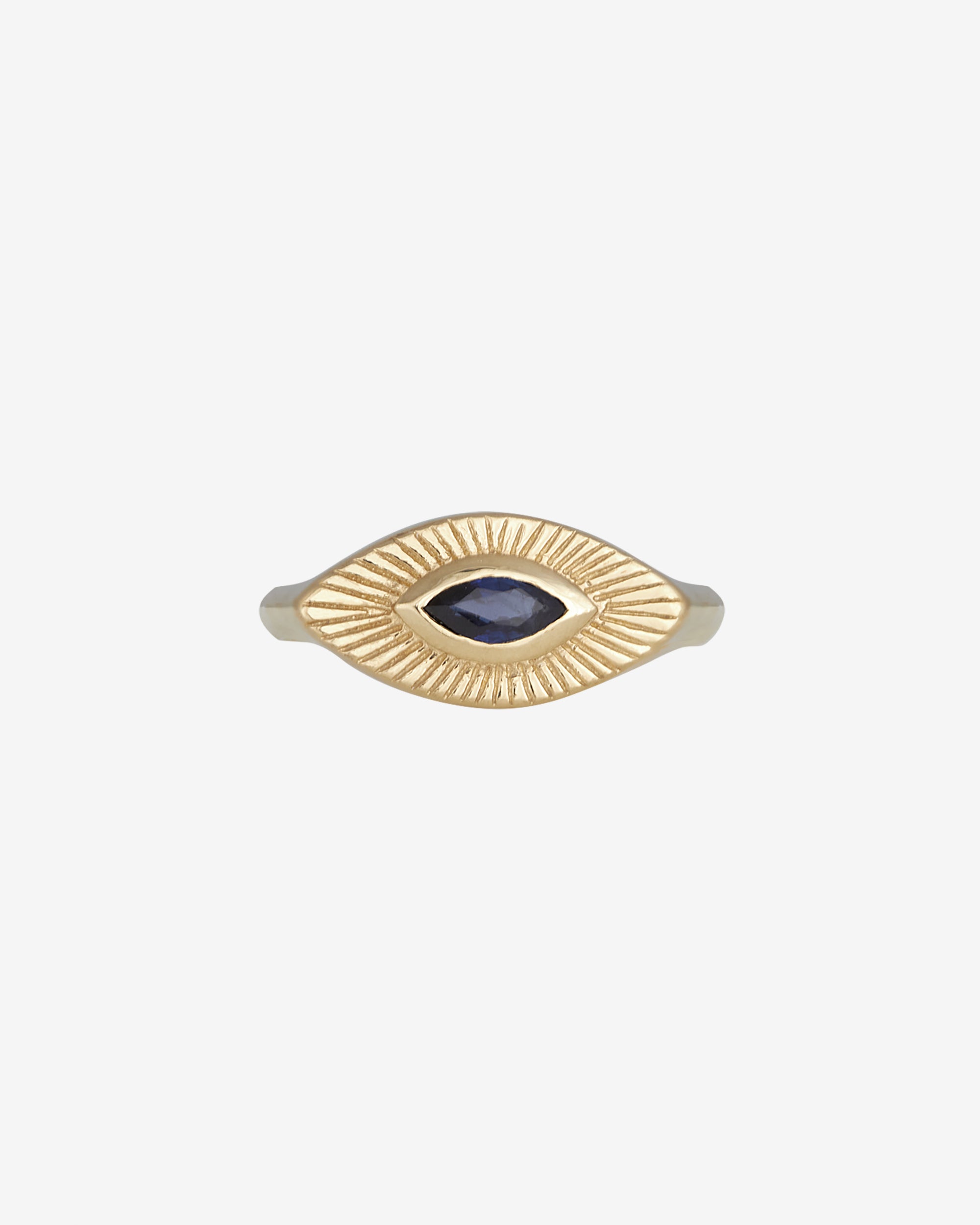 Alessia Ring Blue Sapphire Solid Gold