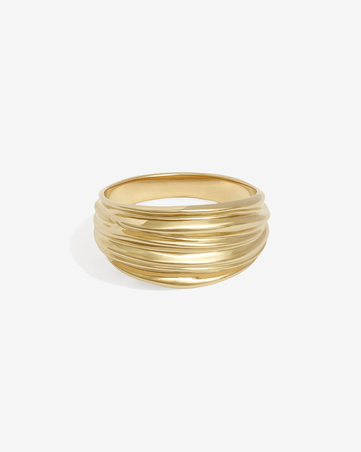 Arc Ring Solid Gold
