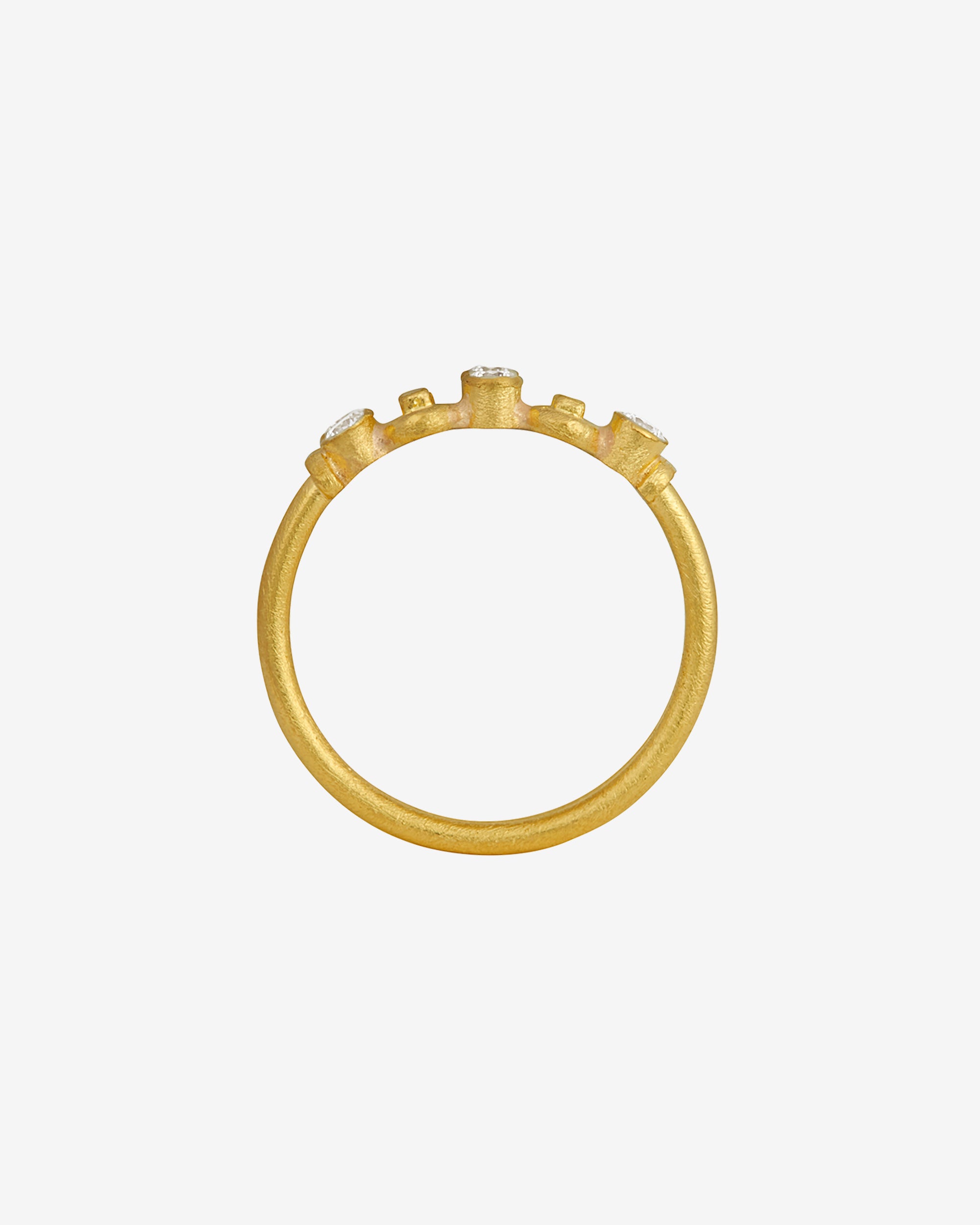 Asante Ring Diamond Solid Gold