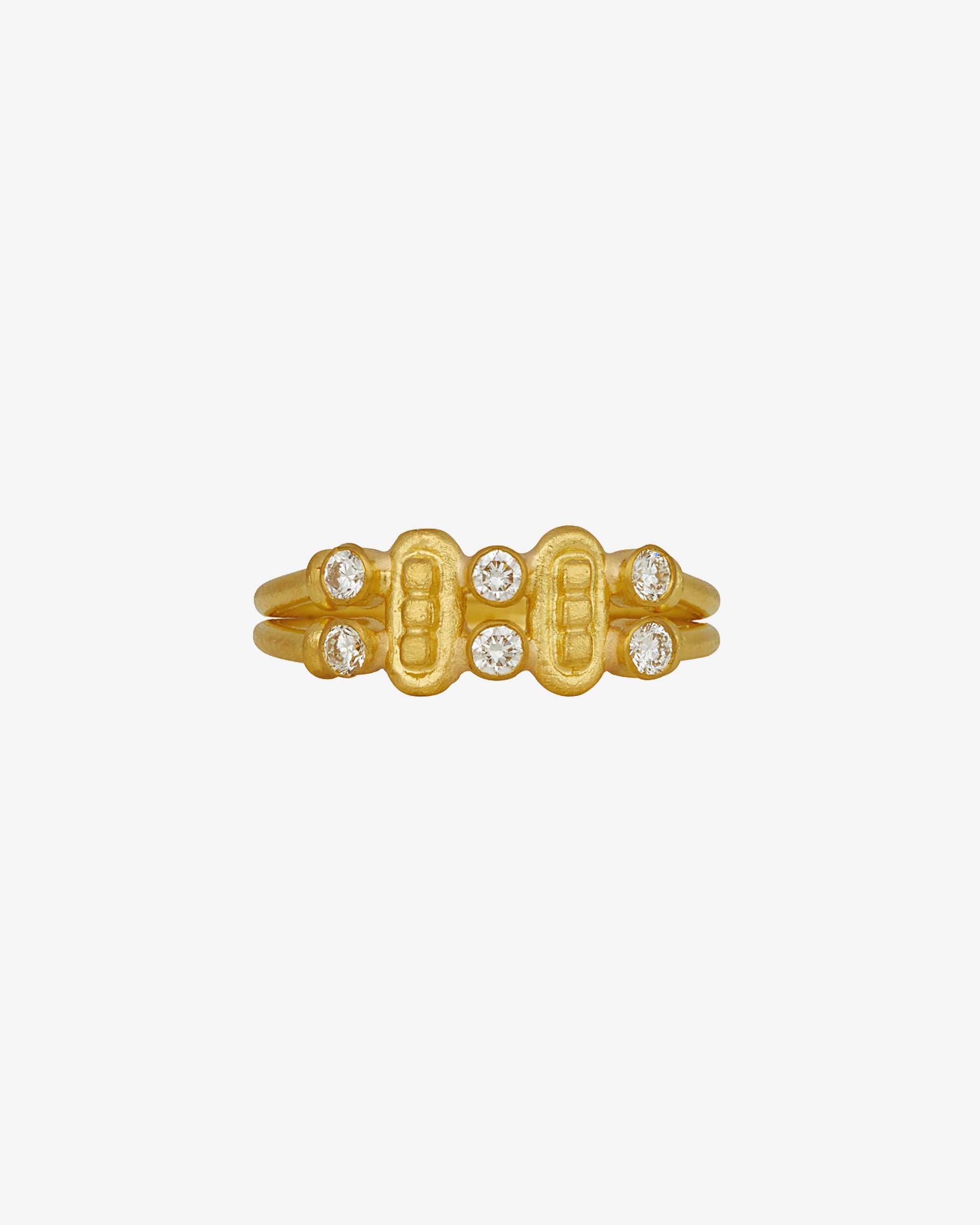 Asante Ring Diamond Solid Gold