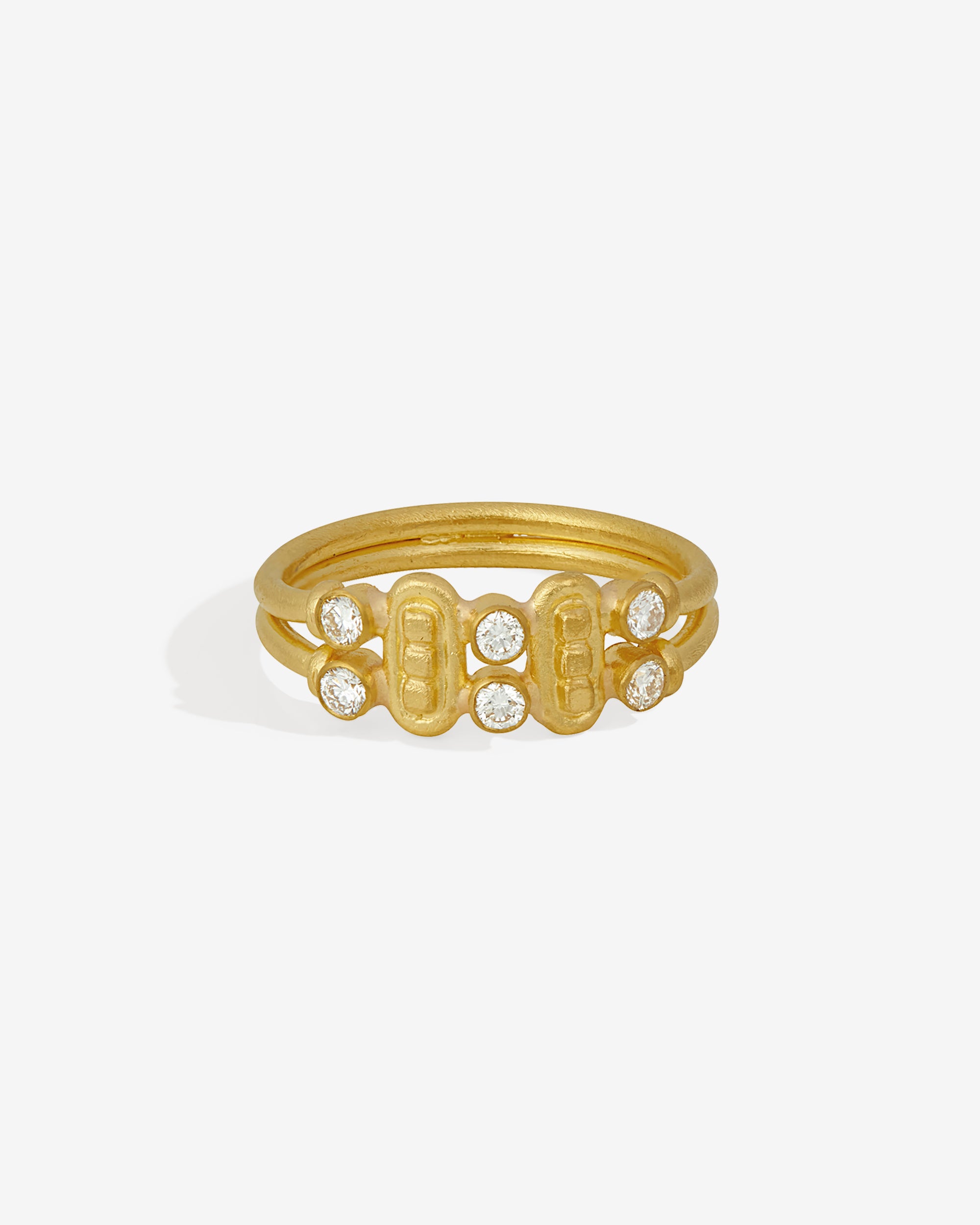 Asante Ring Diamond Solid Gold