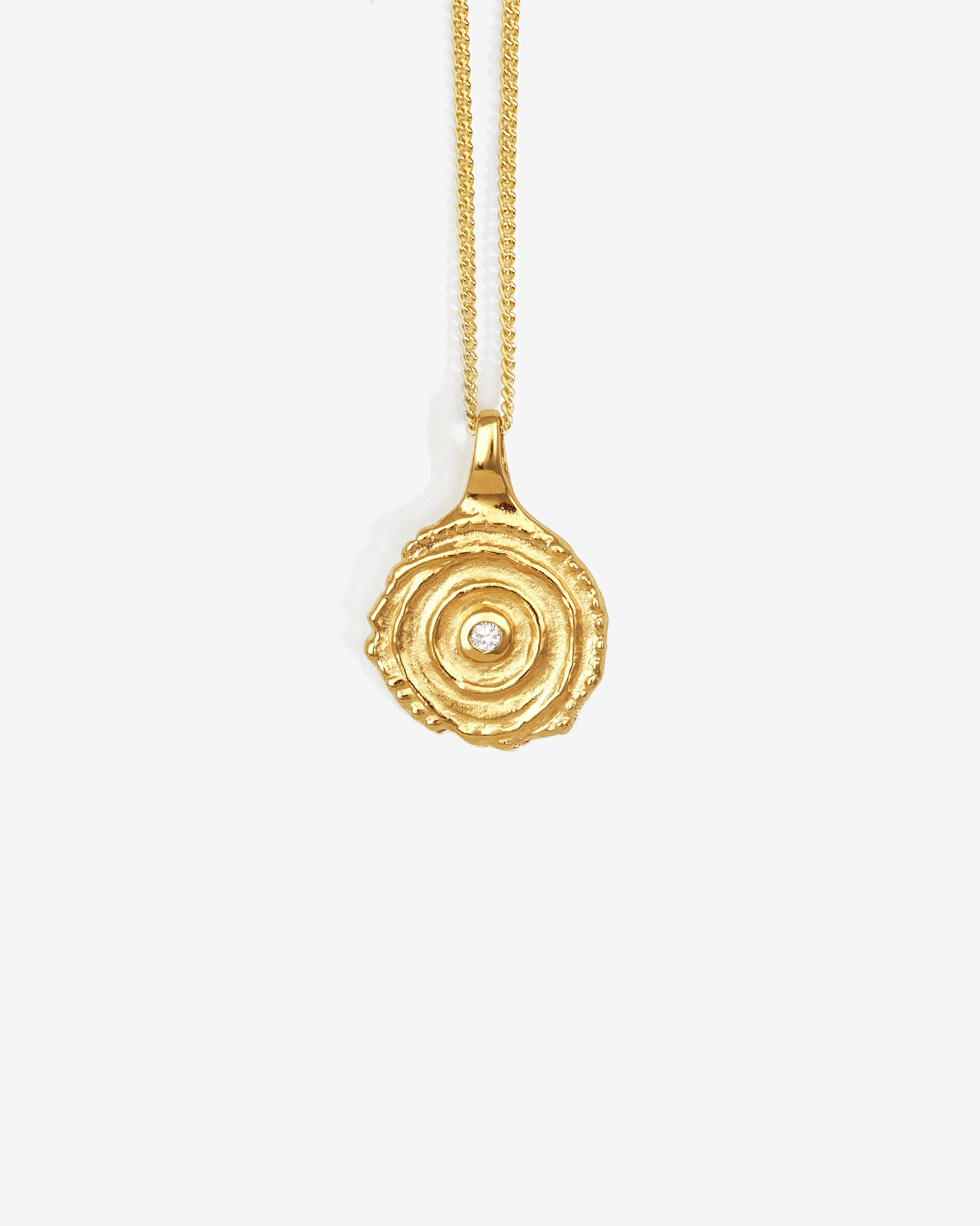 Aster Necklace Diamond Gold Vermeil