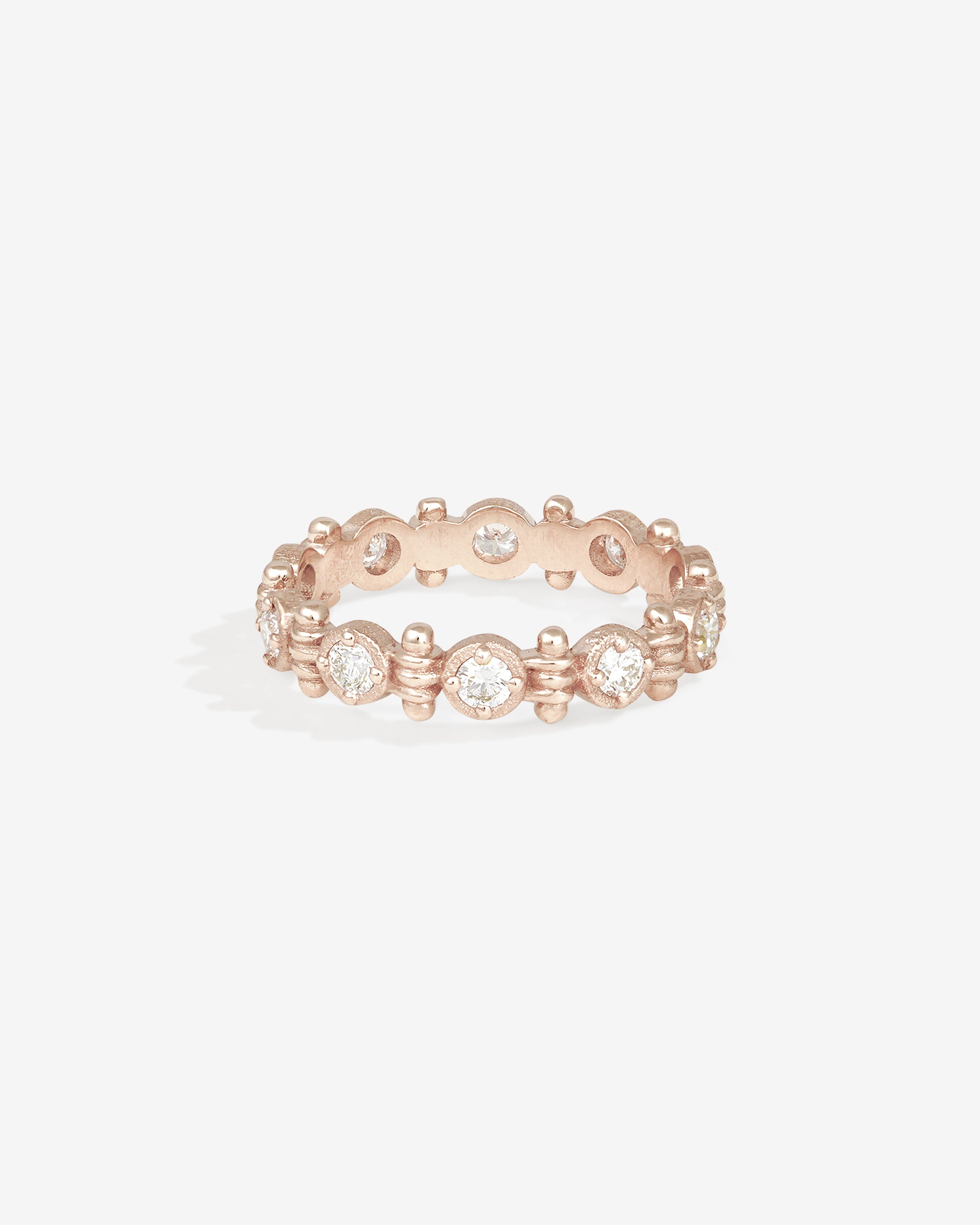 Asteria Eternity Ring Diamond Rose Gold