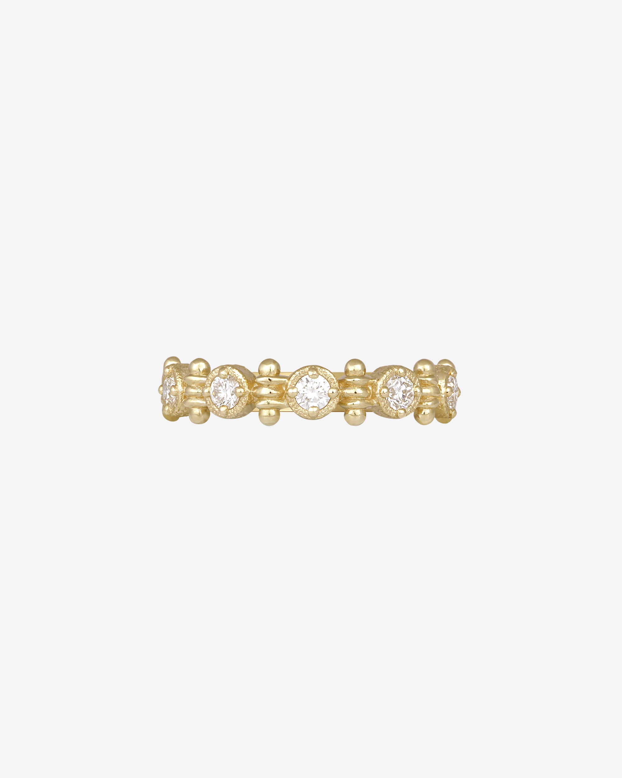 Asteria Half Eternity Ring Diamond Solid Gold