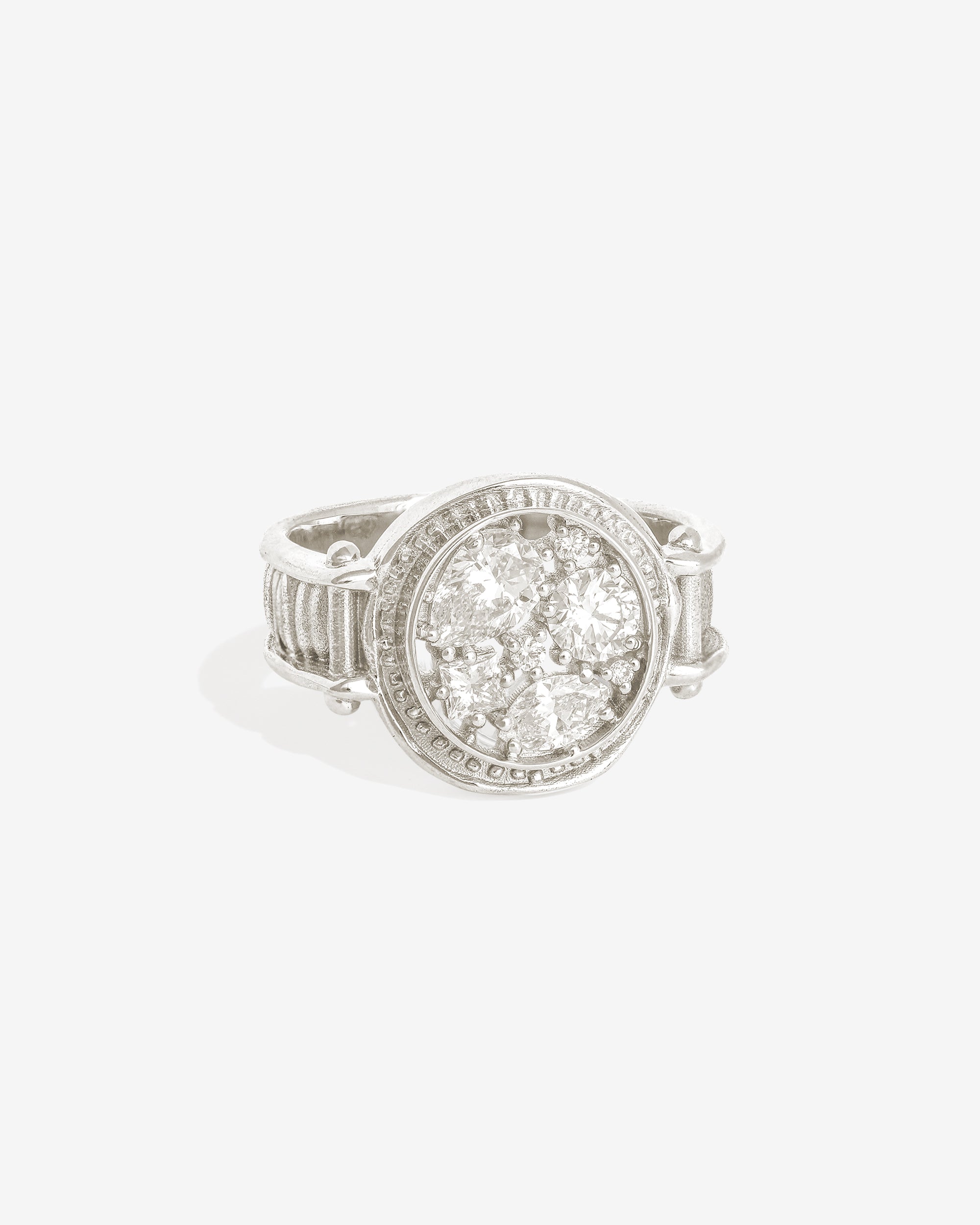 Asteria Ring Diamond White Gold