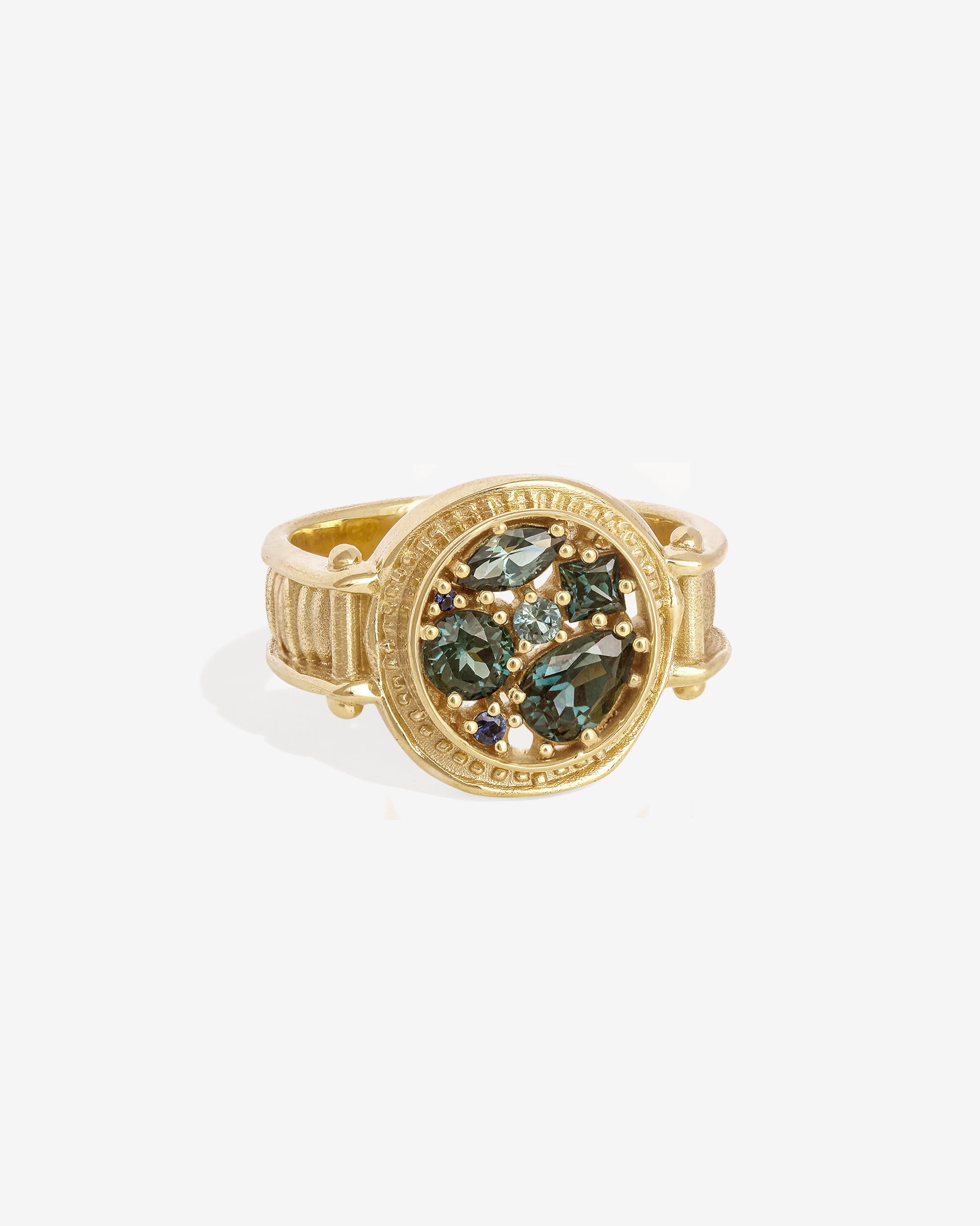 Asteria Ring Sapphire Solid Gold
