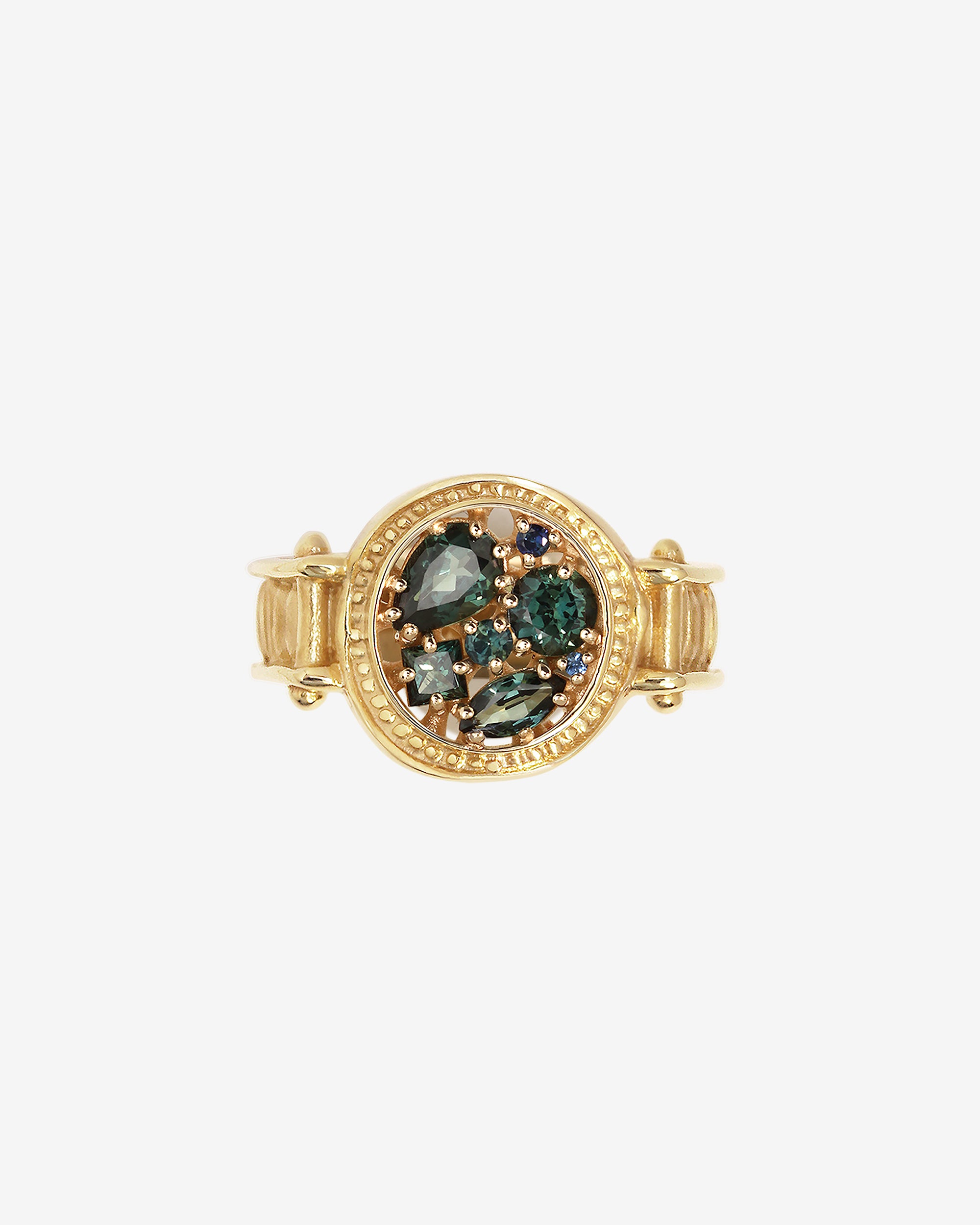 Asteria Ring Sapphire Solid Gold