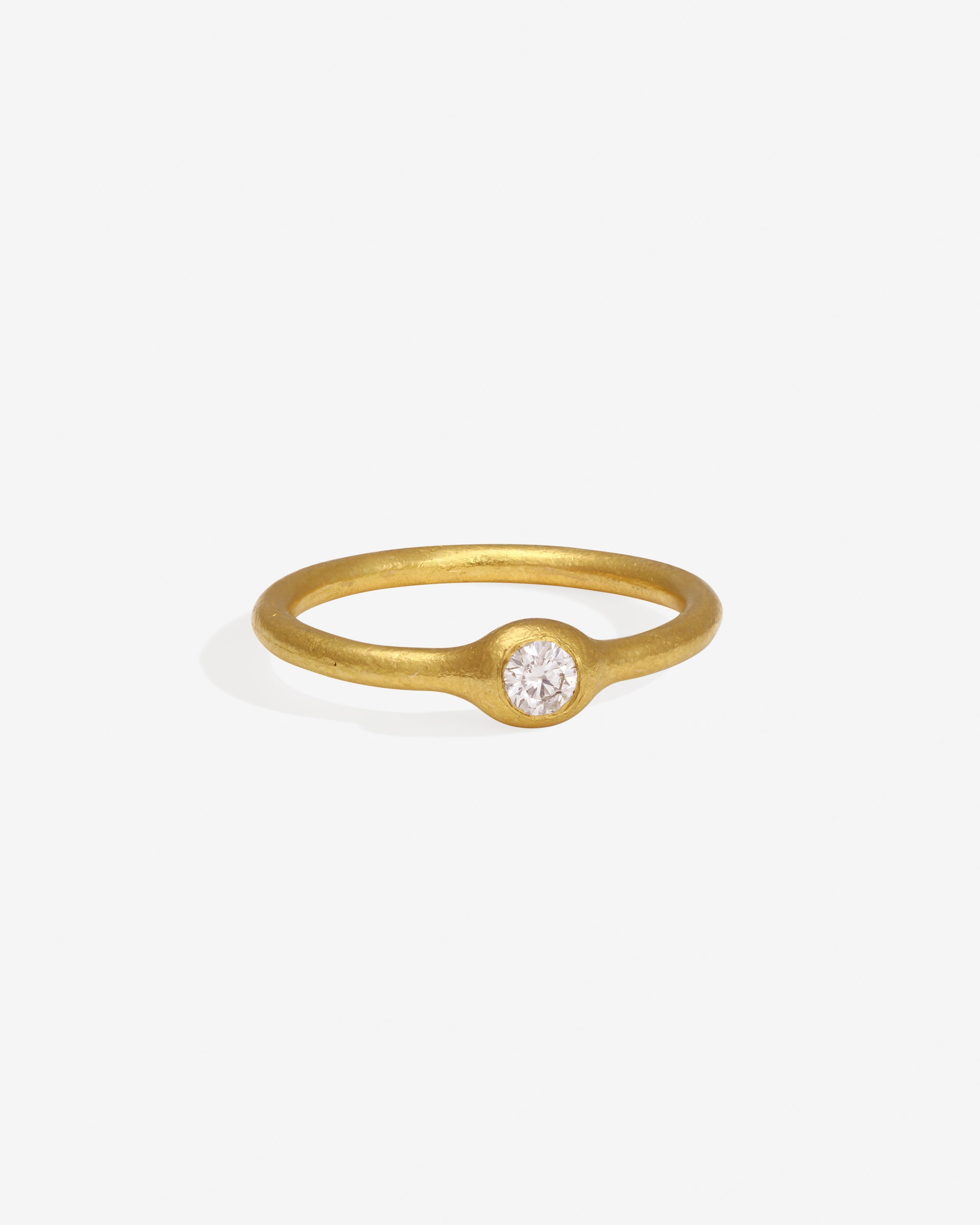 Balsam Solitaire Ring Diamond Solid Gold