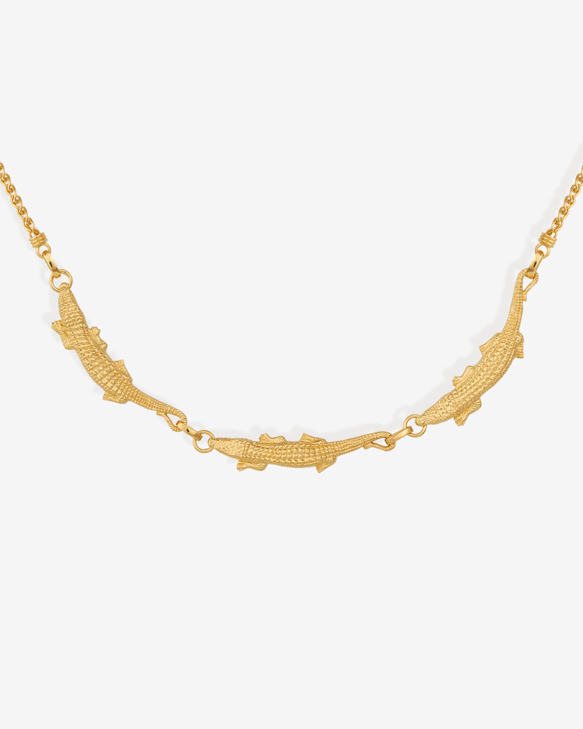 Bask Statement Necklace Gold Vermeil