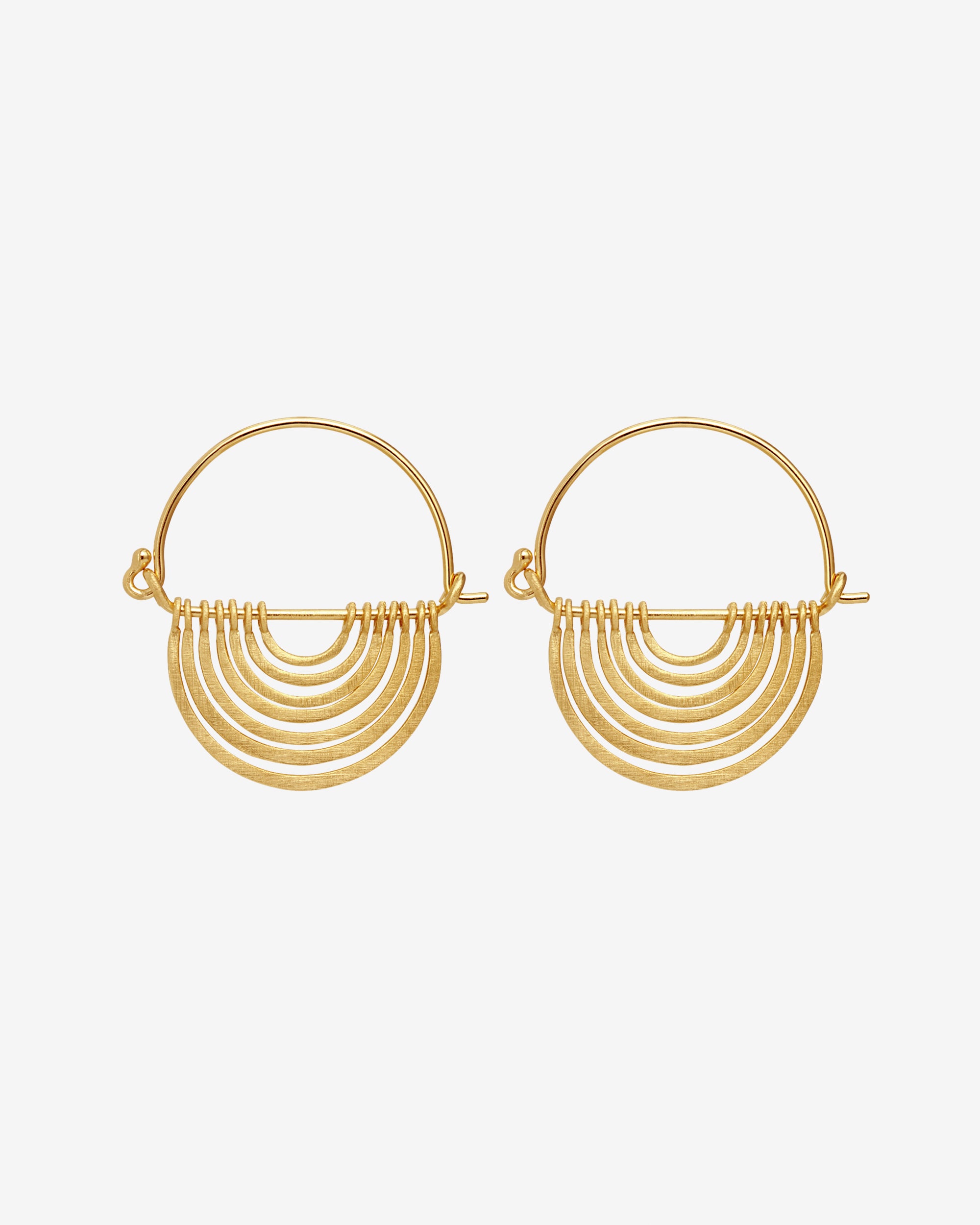 Baye Earrings Gold Vermeil