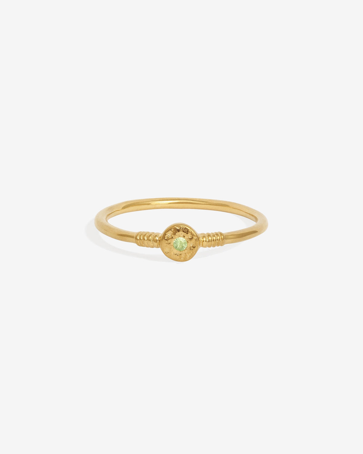 Bia Ring Gold Vermeil set with tsavorite