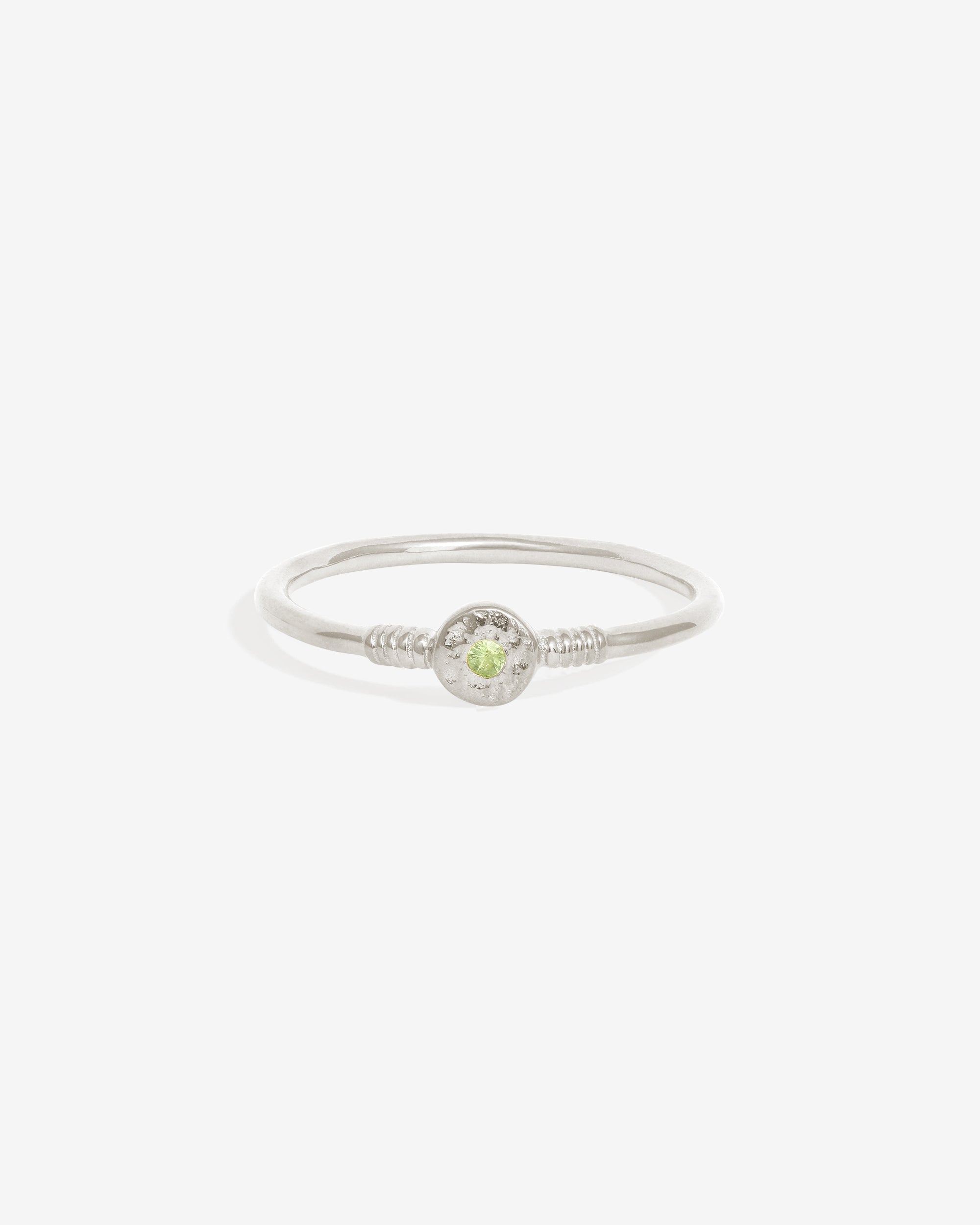 Bia Ring Silver set with tsavorite