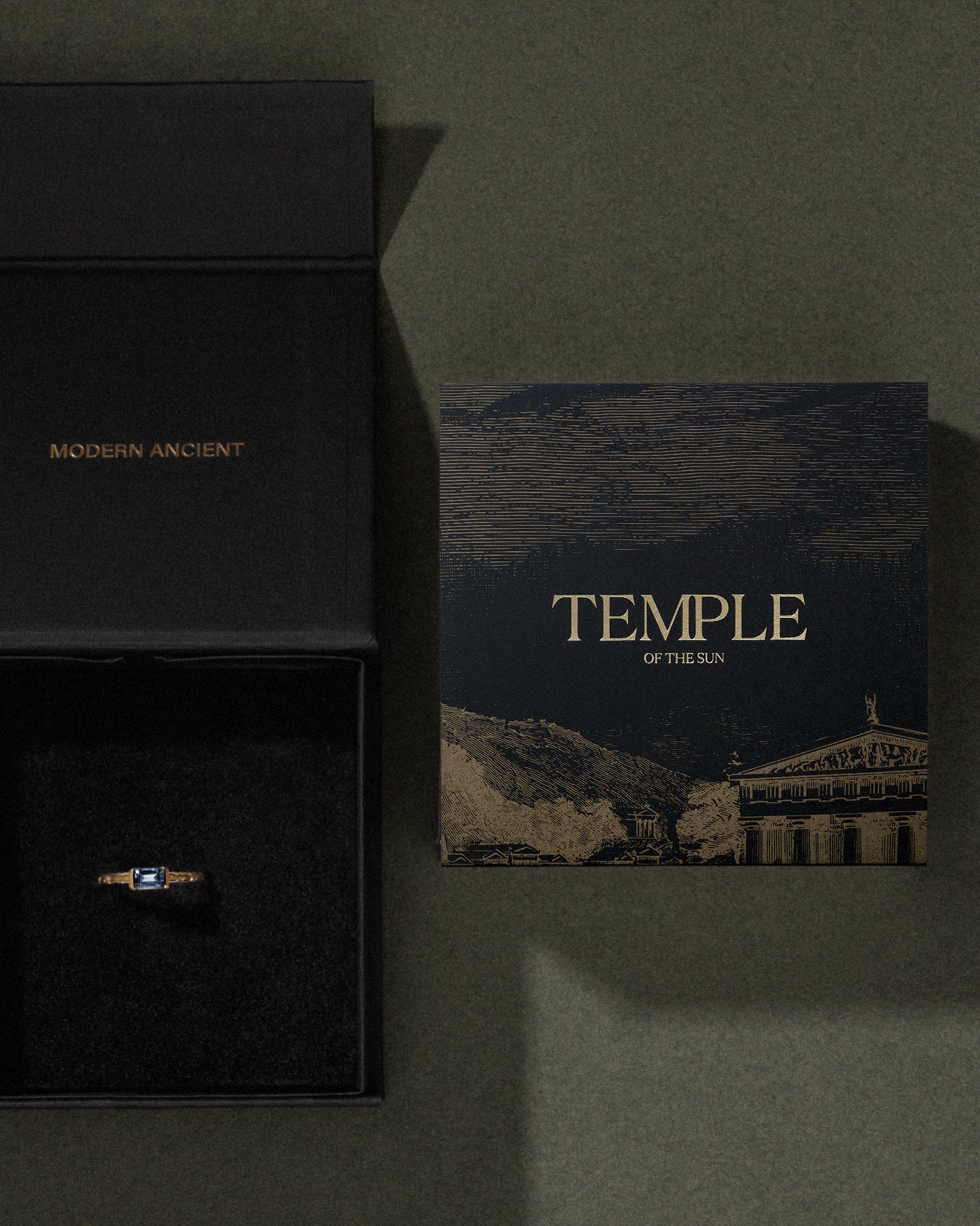 Talis Trilogy Ring Gold Vermeil